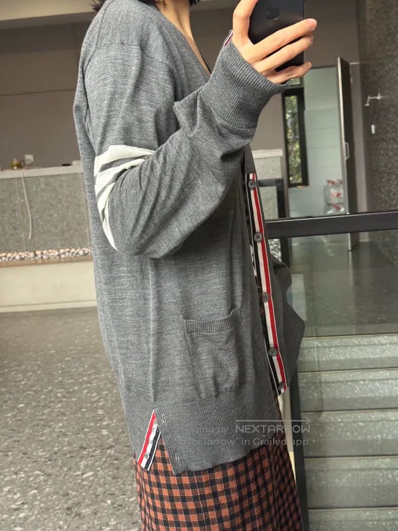 Thom Browne Thom Browne Gray sweater Size US XXL / EU 58 / 5 - 6 Thumbnail