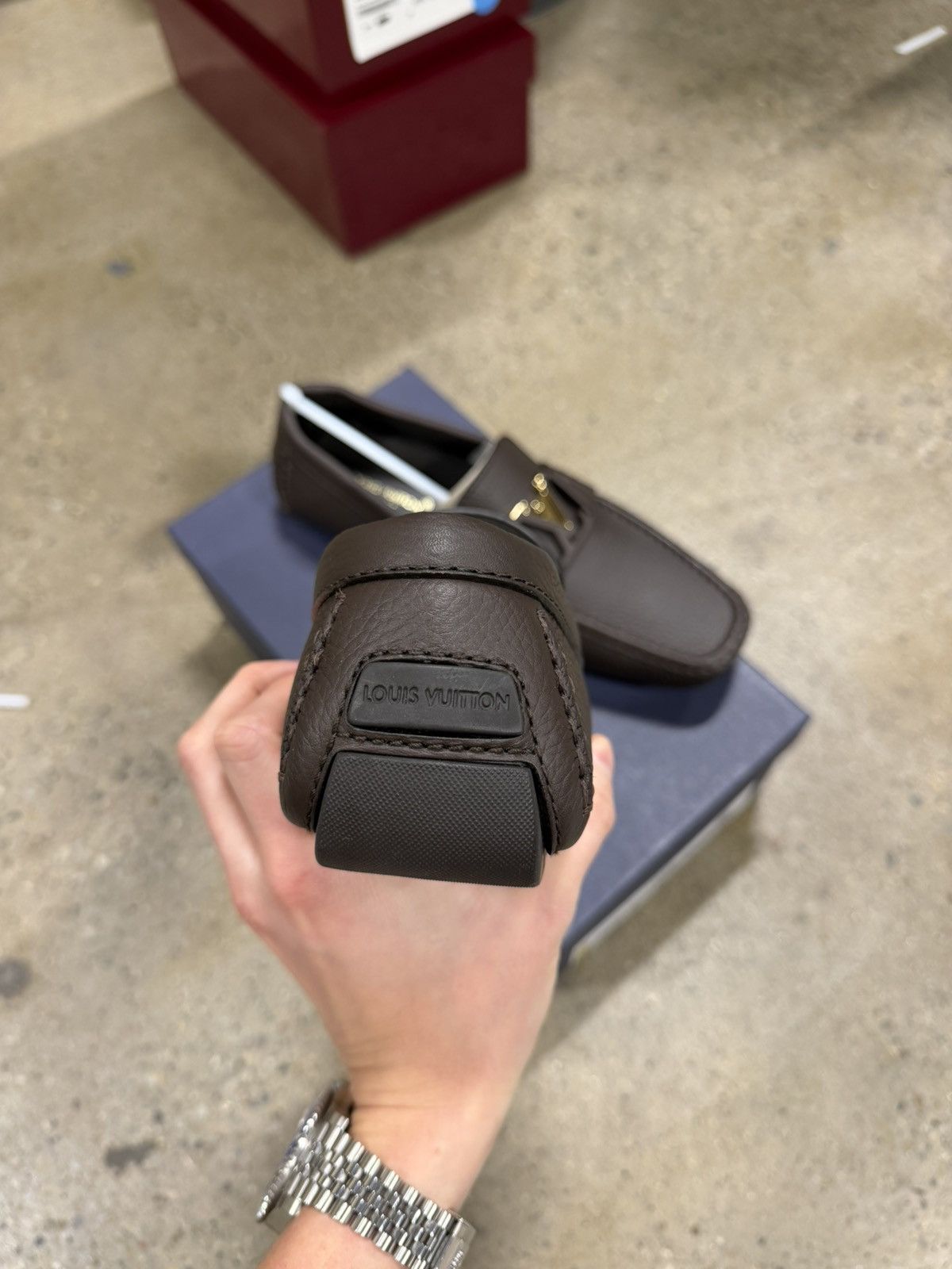 Louis Vuitton Louis Vuitton Driving Leather Loafers NEW Size US 8 / EU 41 - 5 Thumbnail