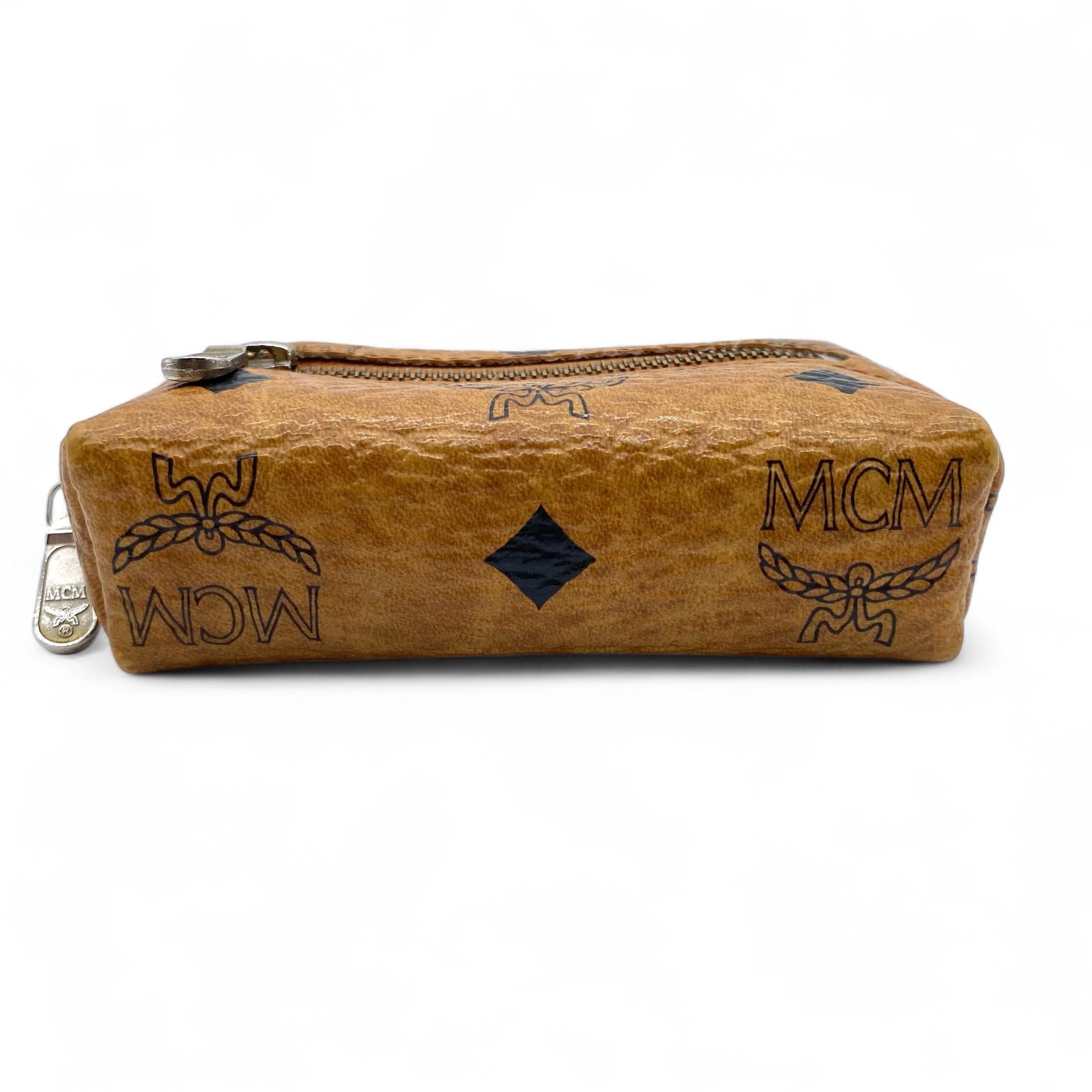 MCM Vintage MCM Visetos Coin Case Cognac Size ONE SIZE - 5 Thumbnail