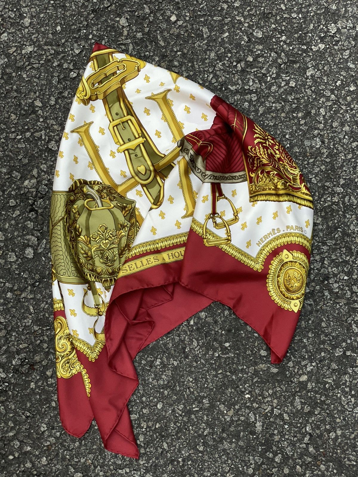 Hermes Hermès "Selles à Housse" | Silk Scarf Size ONE SIZE - 9 Thumbnail