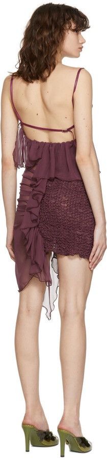 Other Chiffon ruffled asymmetric dress Size XS / US 0-2 / IT 36-38 - 2 Thumbnail