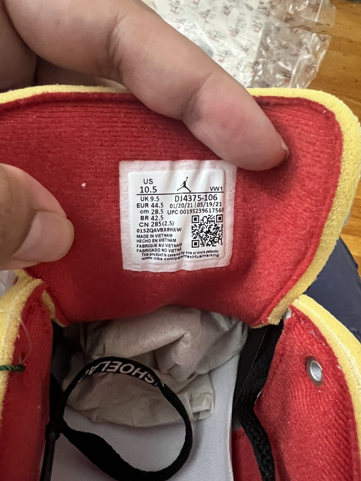 Jordan Brand × Off-White Jordan 2 Retro Low SP Off-White White Red Size US 10.5 / EU 43-44 - 5 Thumbnail
