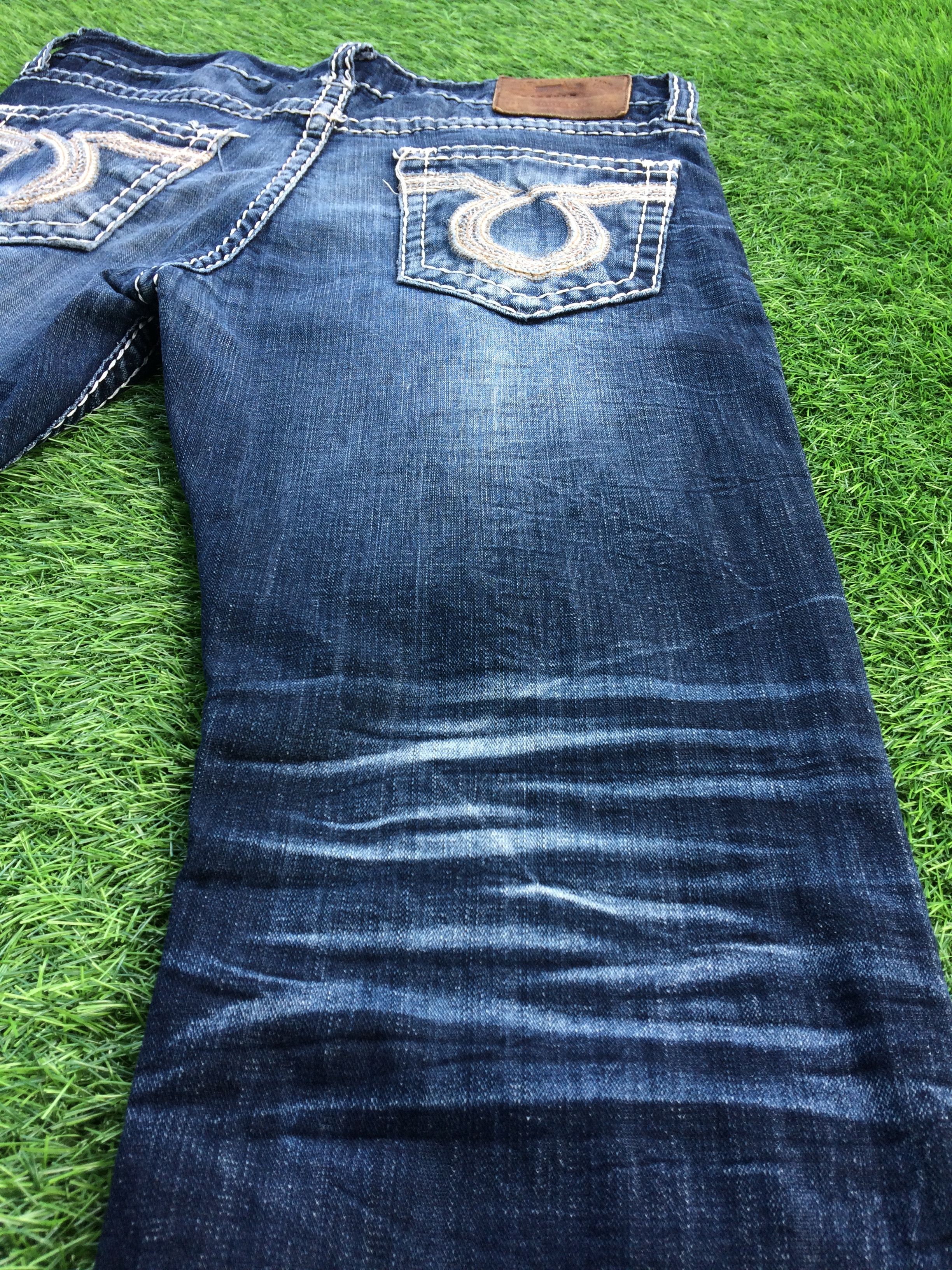 Big Star × Japanese Brand × Jean Big Star Bold Stitch Jeans D-871 Size US 34 / EU 50 - 8 Thumbnail