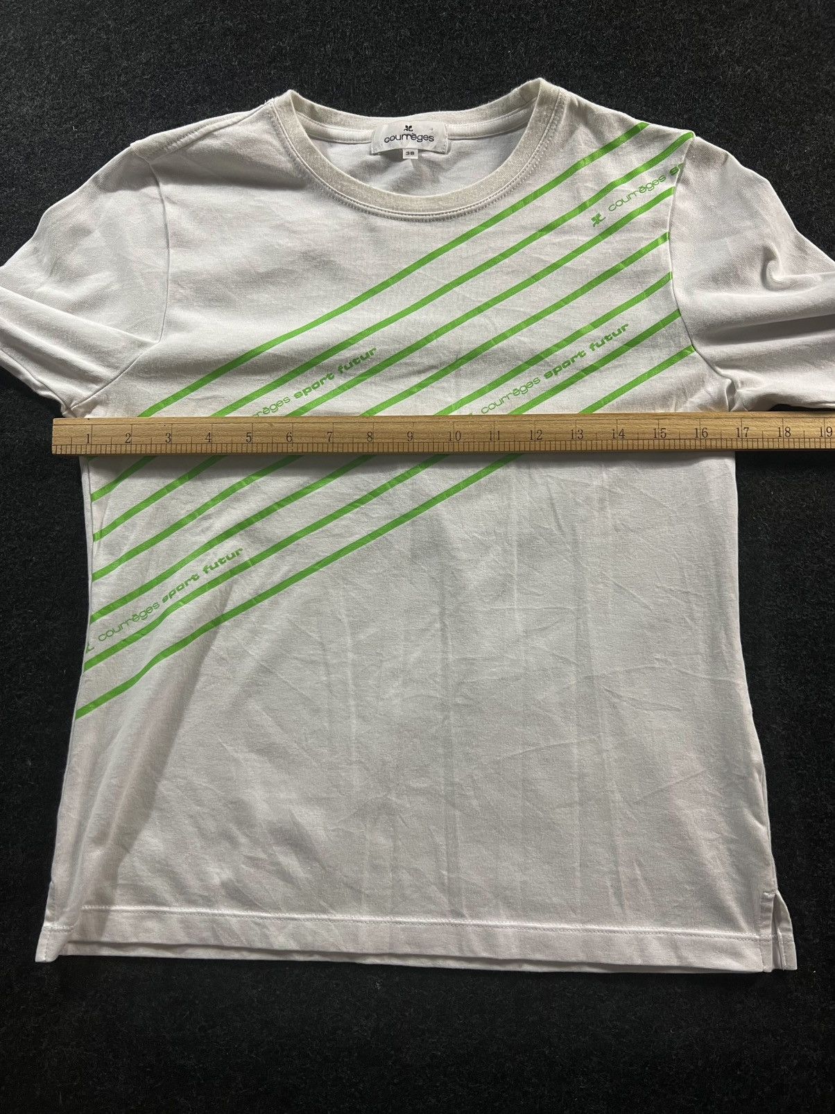 Courreges Vintage 90’s courreges sport futur l/s tee Size S / US 4 / IT 40 - 5 Thumbnail