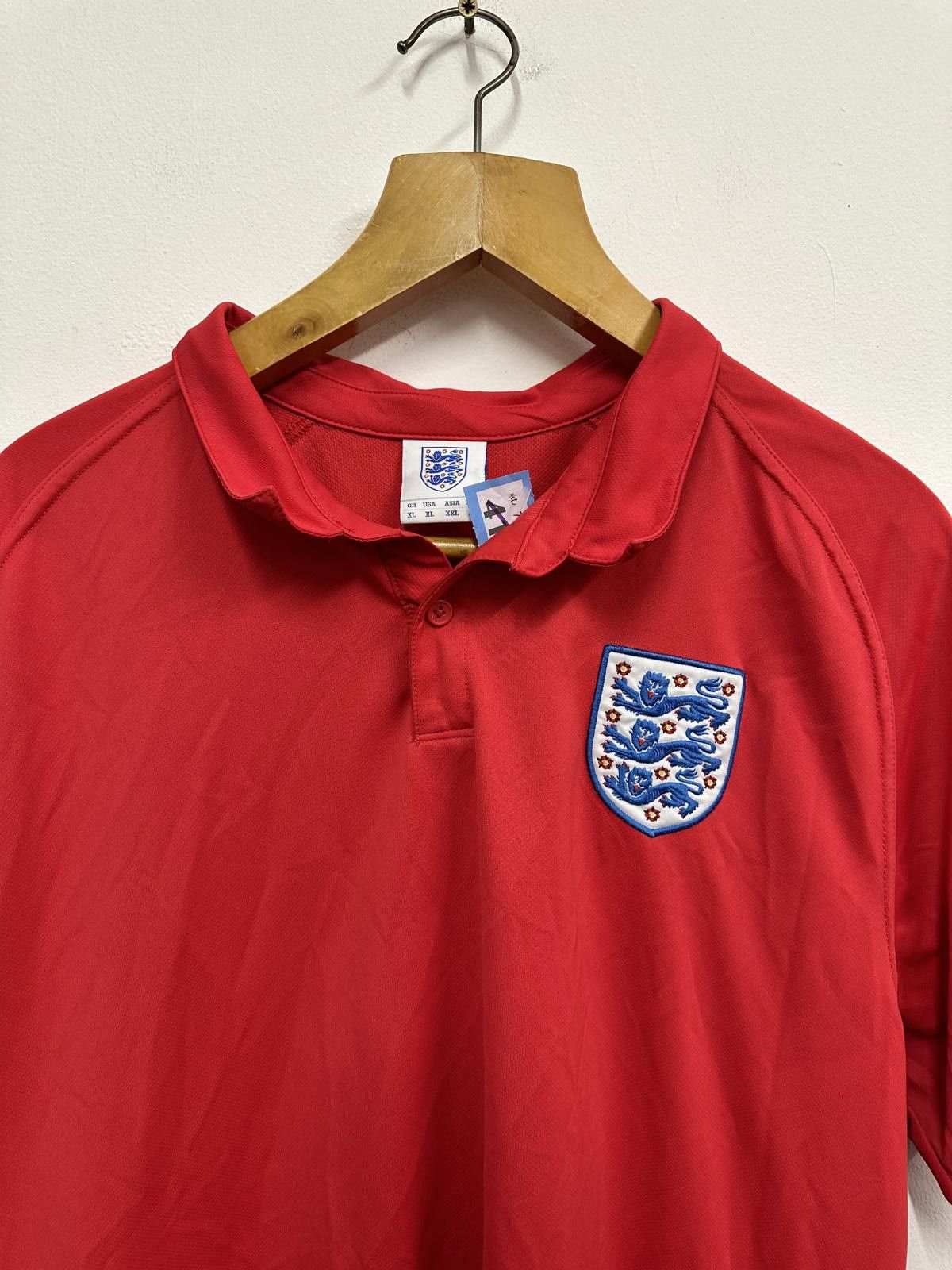 Other Vintage Red England Football Polo Shirt Size XL Size US XL / EU 56 / 4 - 3 Thumbnail