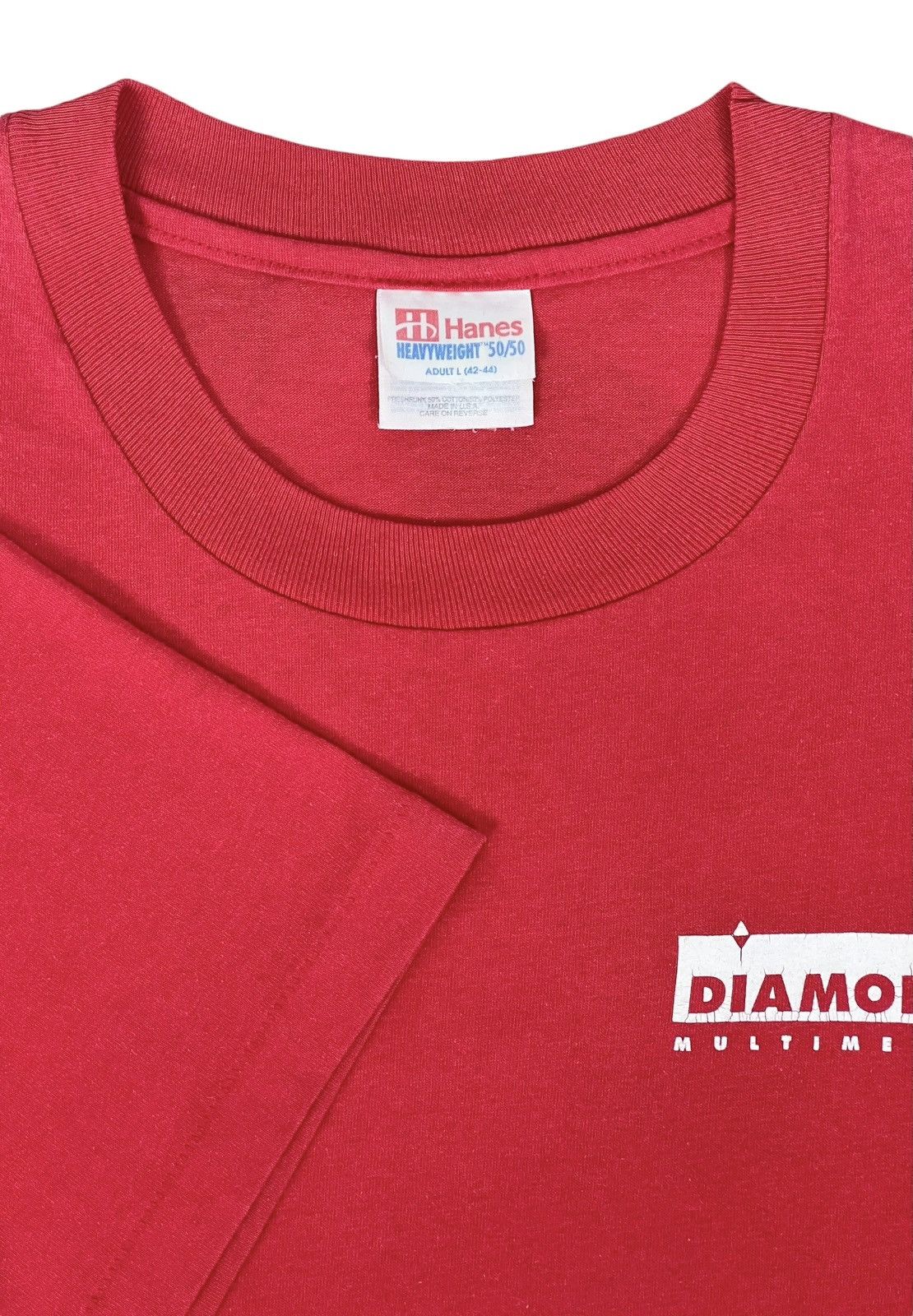 Vintage 90s Vintage Diamond Multimedia Promo Tee Size US L / EU 52-54 / 3 - 3 Thumbnail
