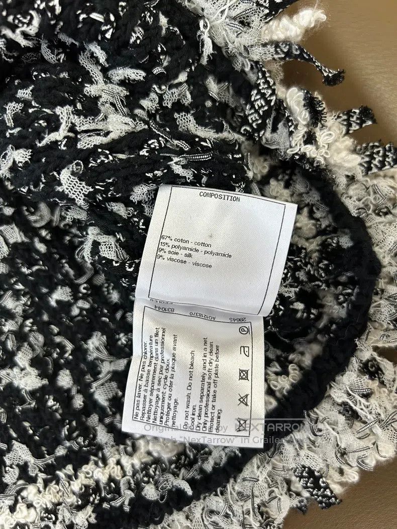 Chanel Chanel Waterfall Series Black and White Woven Tassel Vest Size XS / US 0-2 / IT 36-38 - 7 Thumbnail