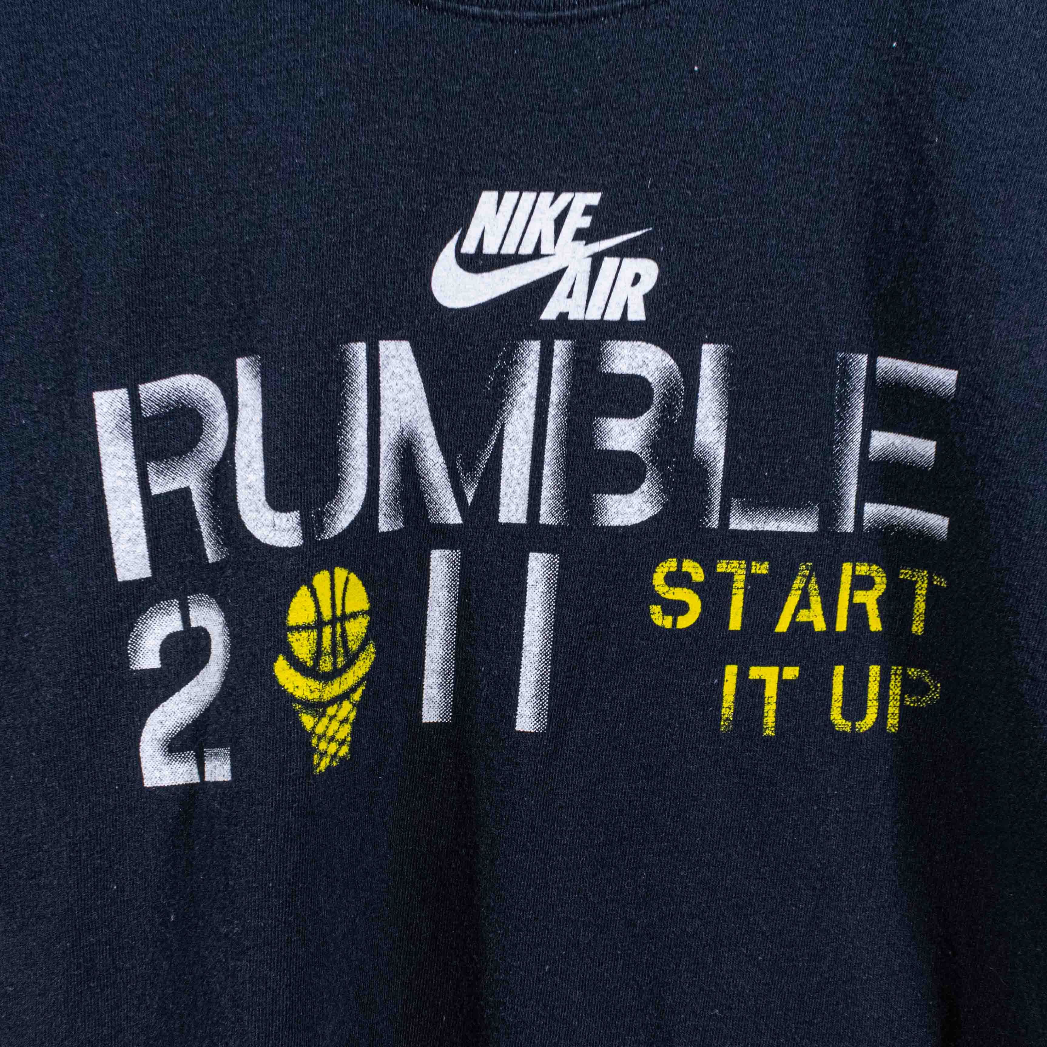 Nike NIKE Air Rumble 2011 T-Shirt Bronx NY Basketball XXL Y2K Size US XXL / EU 58 / 5 - 4 Thumbnail