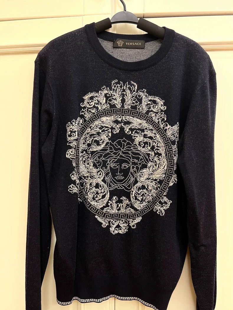 Versace Versace Men's wool sweater Size US M / EU 48-50 / 2 - 1 Thumbnail