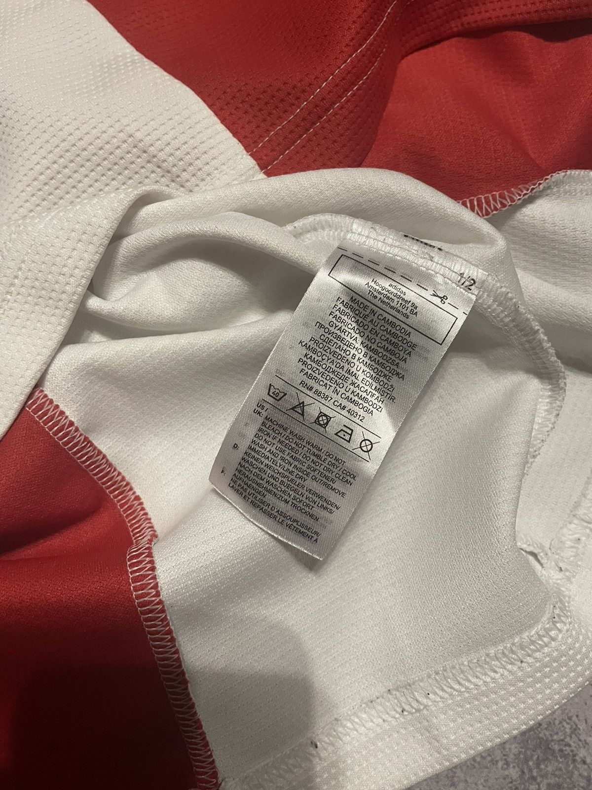 Adidas × Vintage AJAX HOME FOOTBALL SHIRT 2021/2022 SOCCER JERSEY ADIDAS Size US S / EU 44-46 / 1 - 14 Thumbnail