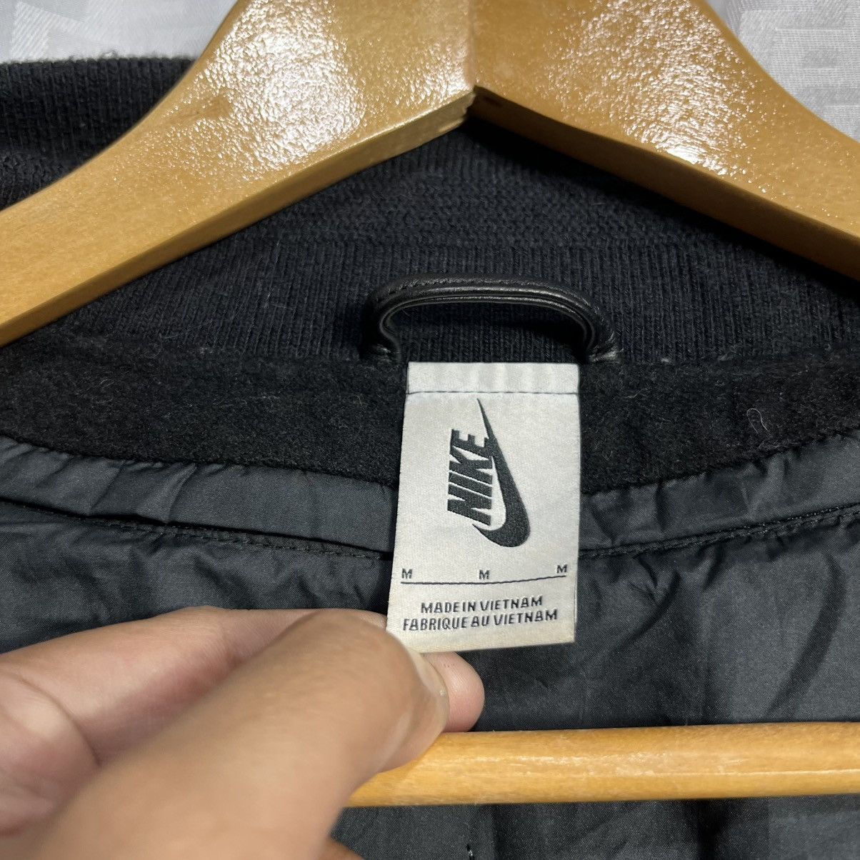Nike NikeLab Destroyer Wool Leather Jacket Size US M / EU 48-50 / 2 - 8 Thumbnail