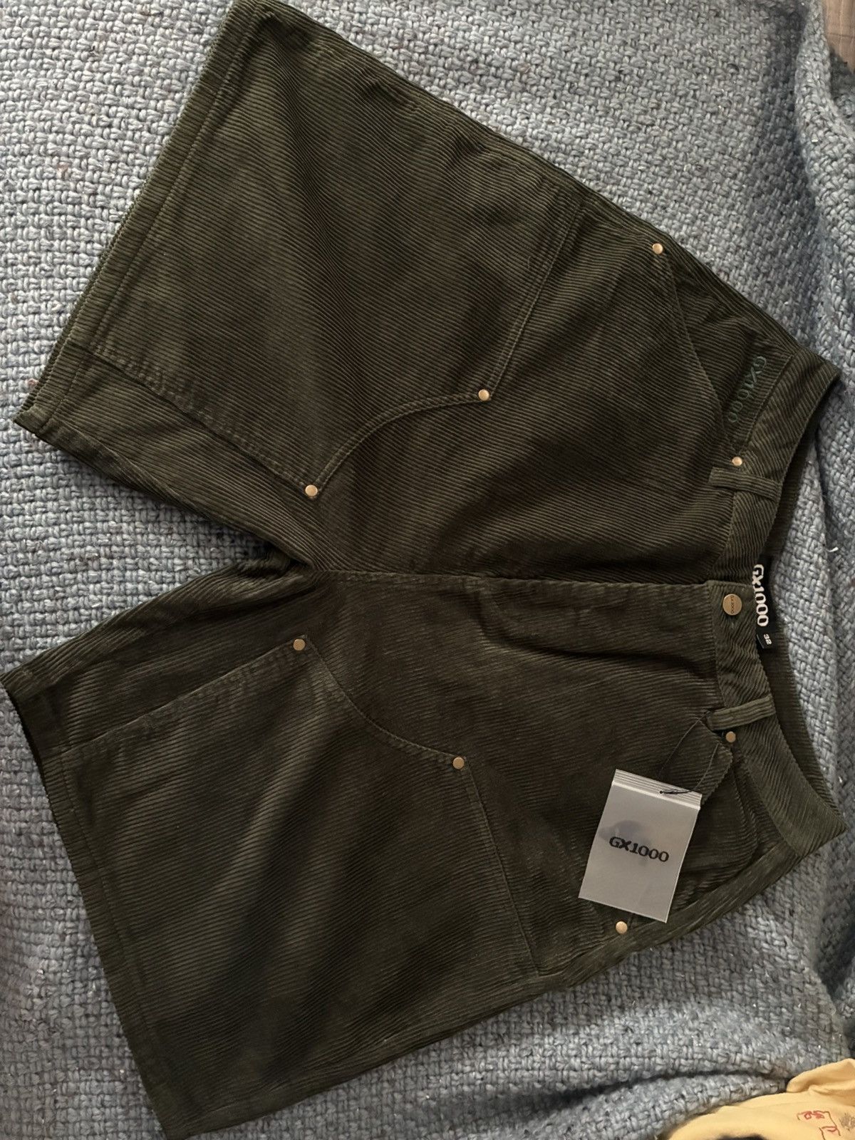 GX1000 Double Knee Corduroy Shorts Size US 32 / EU 48 - 1 Thumbnail