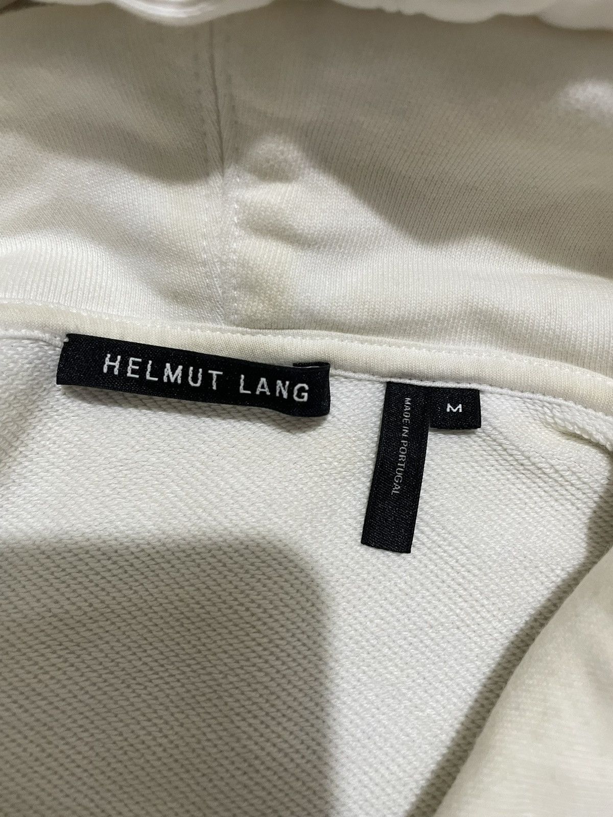 Helmut Lang Sold ❌Helmut Lang box logo white hoodie Size US M / EU 48-50 / 2 - 5 Thumbnail
