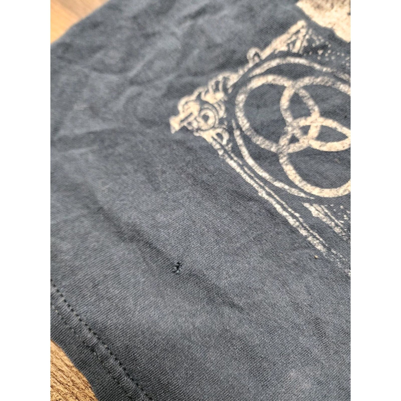 Etro Led Zeppelin Distressed Band T Shirt Blue Mens M Short Sleeve Cotton Size US M / EU 48-50 / 2 - 8 Thumbnail