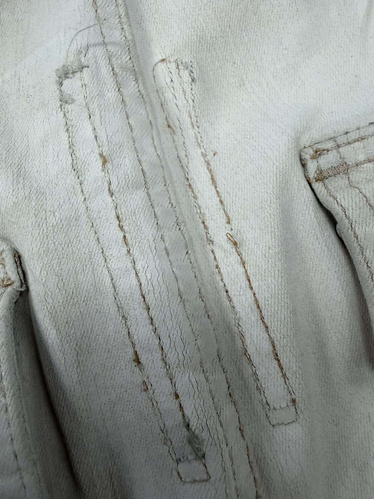 Rick Owens Swampgod LUISAVIAROMA Exclusive 1 of 1 Wax Flare Denim Size US 32 / EU 48 - 21 Thumbnail