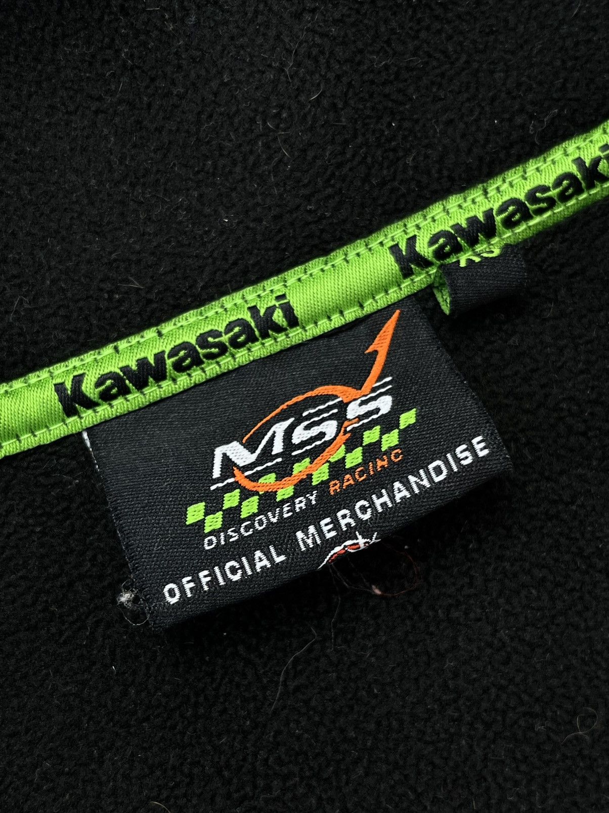 Japanese Brand Vintage Kawasaki Racing Fleece Jacket Center Logo Y2K 90s Size US S / EU 44-46 / 1 - 10 Thumbnail