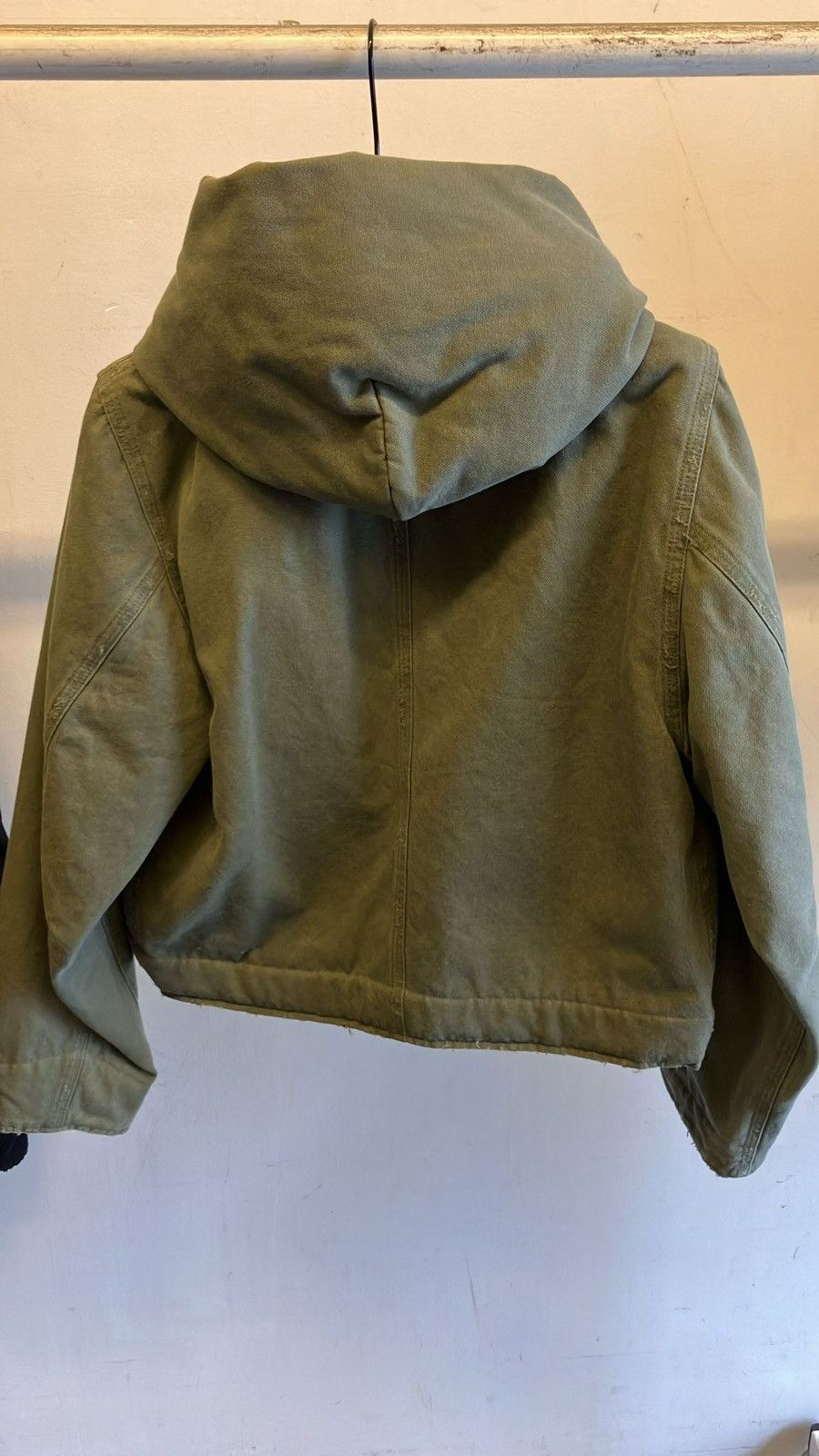 Balenciaga 🔥RARE🔥 Shrunk Hooded Workwear Jacket Size US S / EU 44-46 / 1 - 3 Thumbnail
