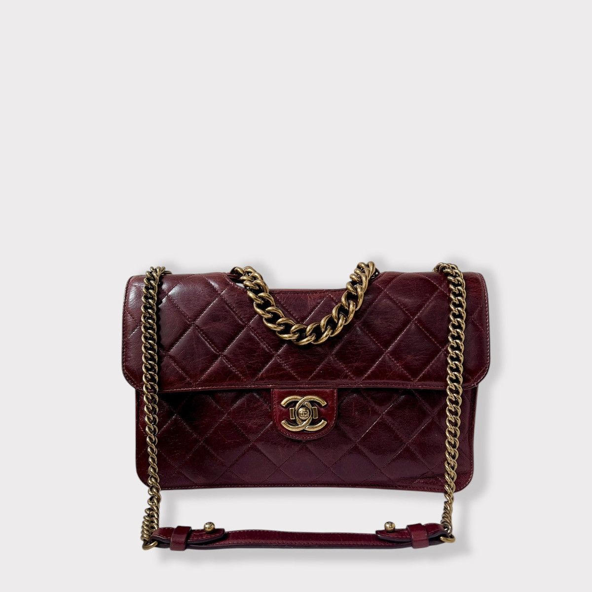 Chanel Chanel Perfect Edge Flap Burgundy Size ONE SIZE - 1 Thumbnail