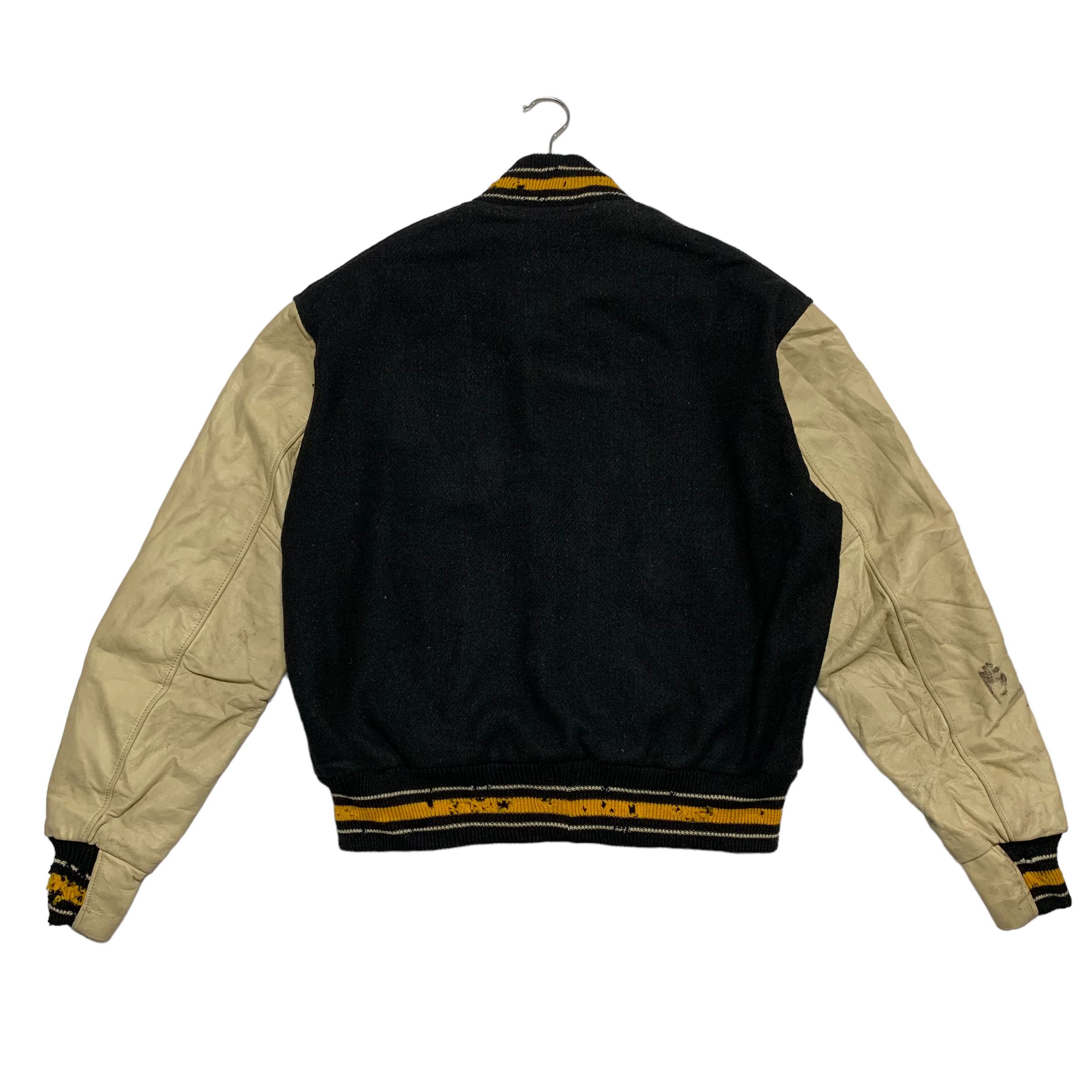 Golden Bear Vintage 50s Golden Bear Leather Varsity Jacket Size US XL / EU 56 / 4 - 2 Thumbnail