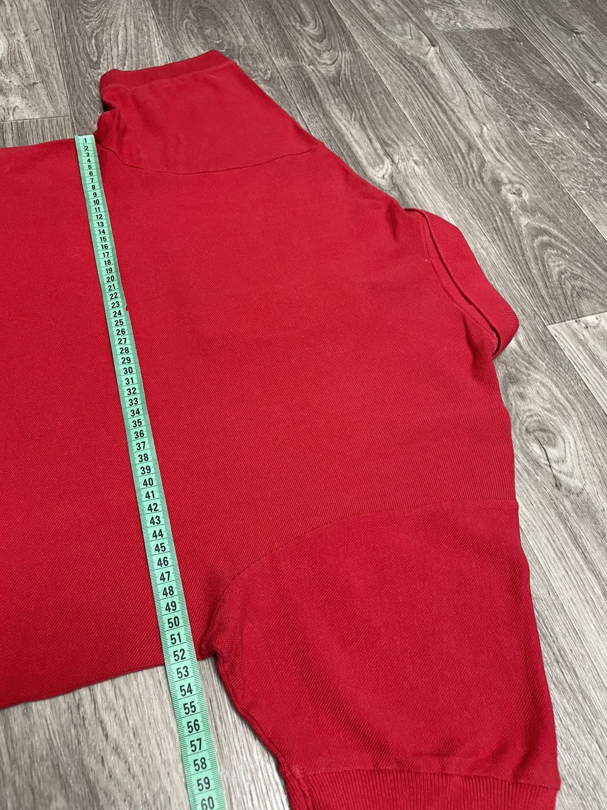 Burberry Vintage Burberrys Red Polo Shirt 90s Size US L / EU 52-54 / 3 - 13 Thumbnail