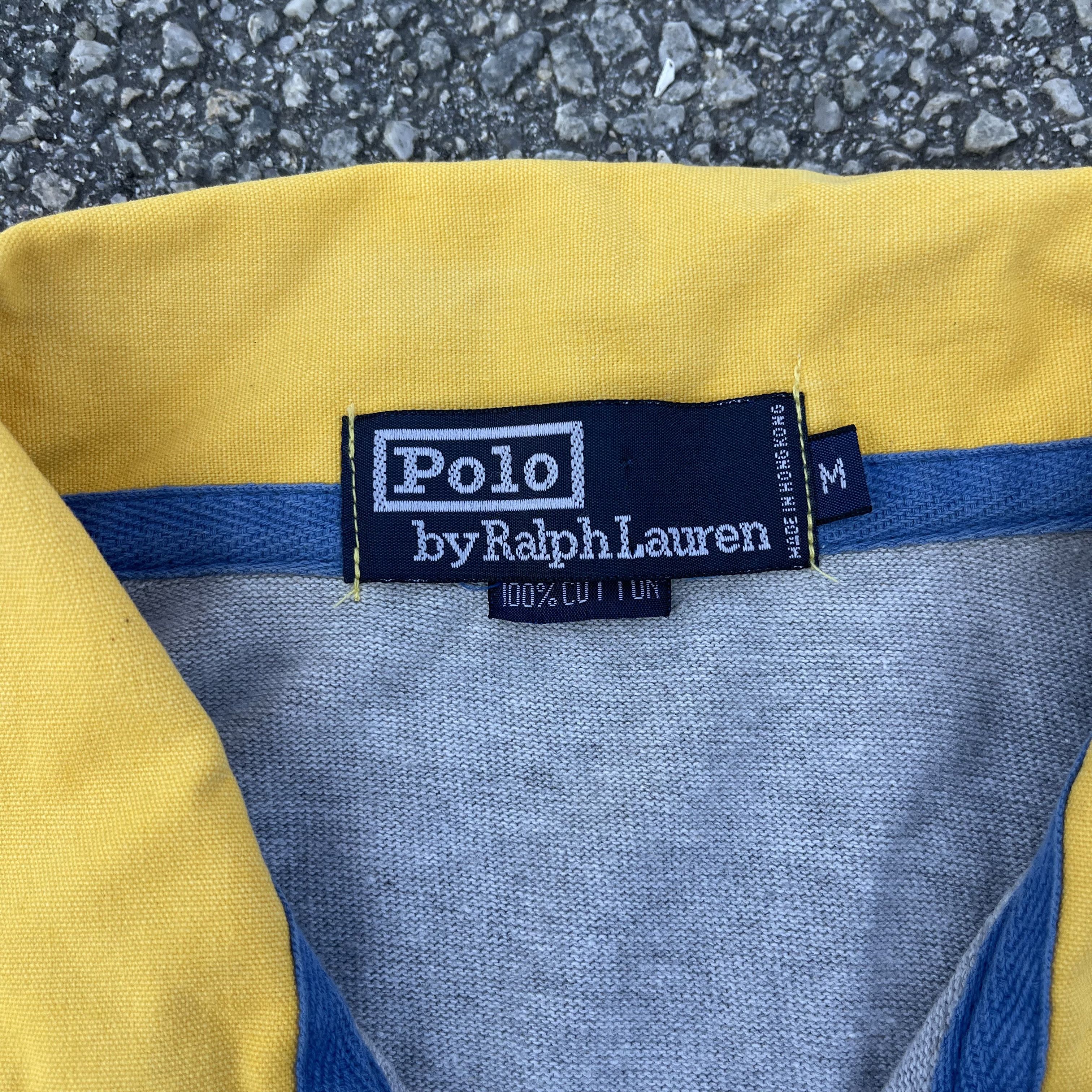 Polo Ralph Lauren × Ralph Lauren × Rugby Ralph Lauren Vintage 90s Polo Rugby P-93 Spell Out Stadium Snow Beach Size US M / EU 48-50 / 2 - 5 Thumbnail