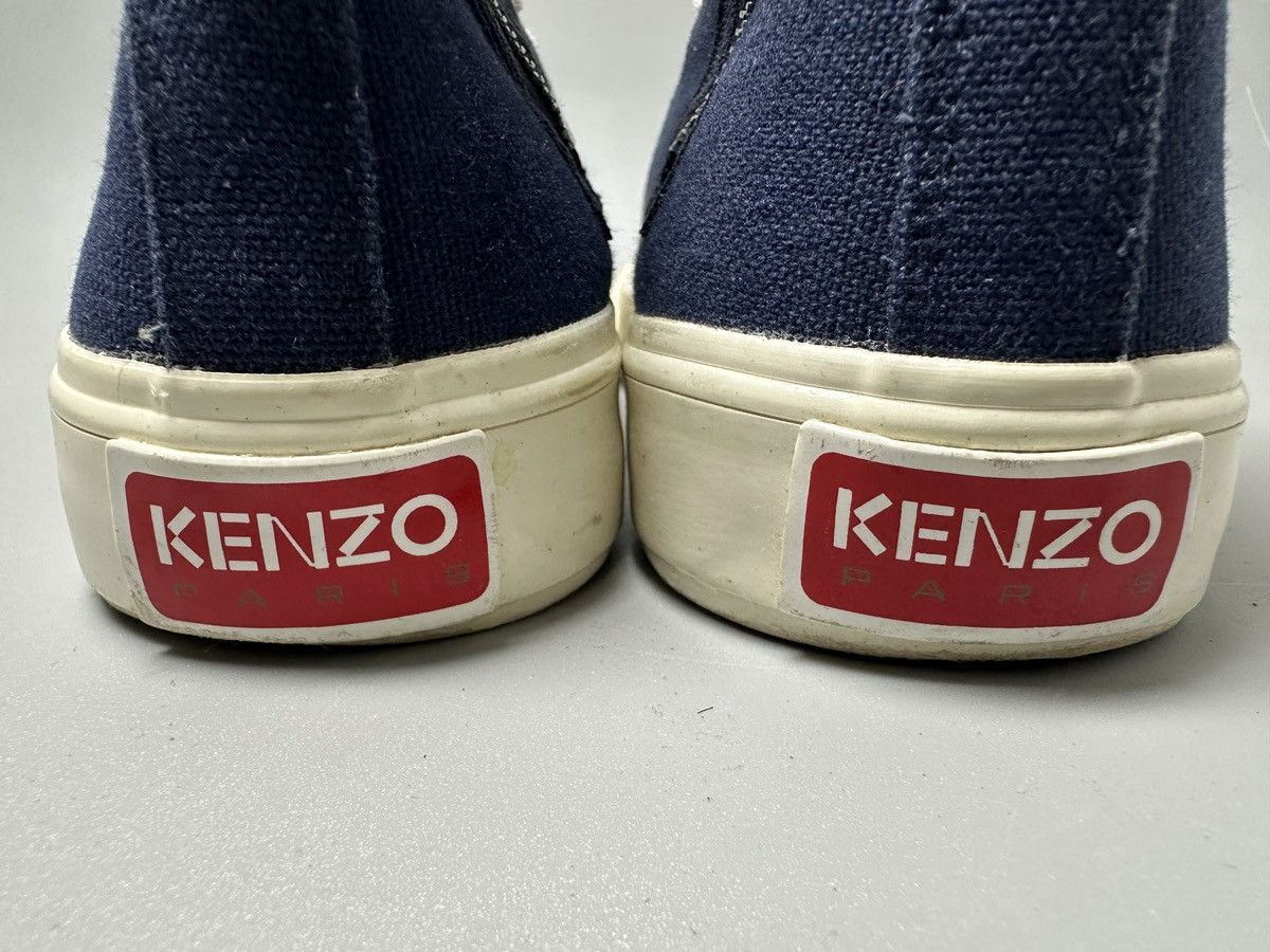 Kenzo Kenzo Boke Flower Embroidered High-Top Sneakers Size US 8 / EU 41 - 6 Thumbnail