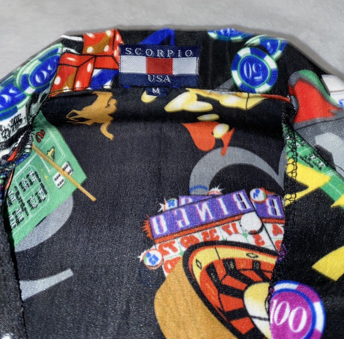 Vintage *RARE* Scorpio USA Vintage Casino/Vegas All Over Print Shirt Size US M / EU 48-50 / 2 - 5 Thumbnail