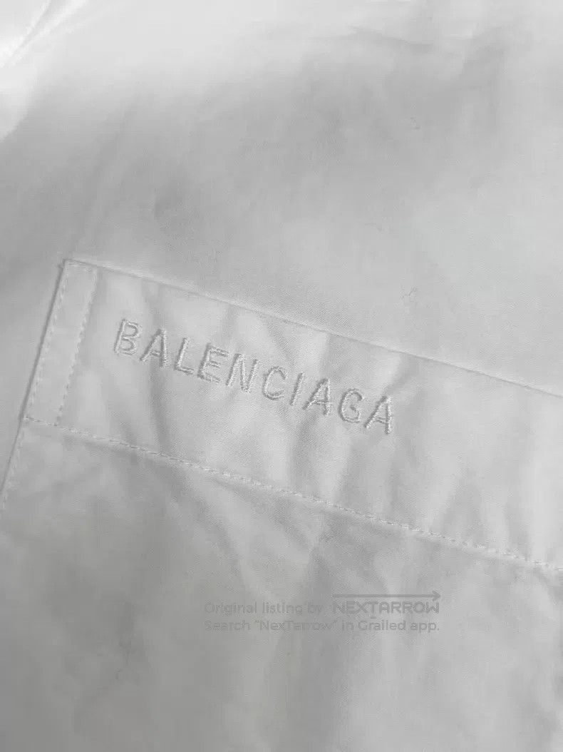 Balenciaga Balenciaga Logo embroidery long-sleeve solid color shirt Size XXS / US 00 / IT 34 - 5 Thumbnail