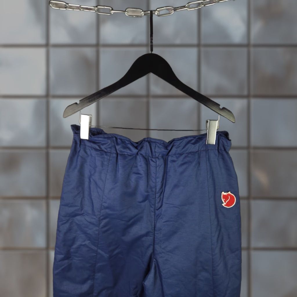 VINTAGE Fjällräven Pants Men’s Nylon Outdoor Travel Ski Rare 90s Blue L Adult Mens