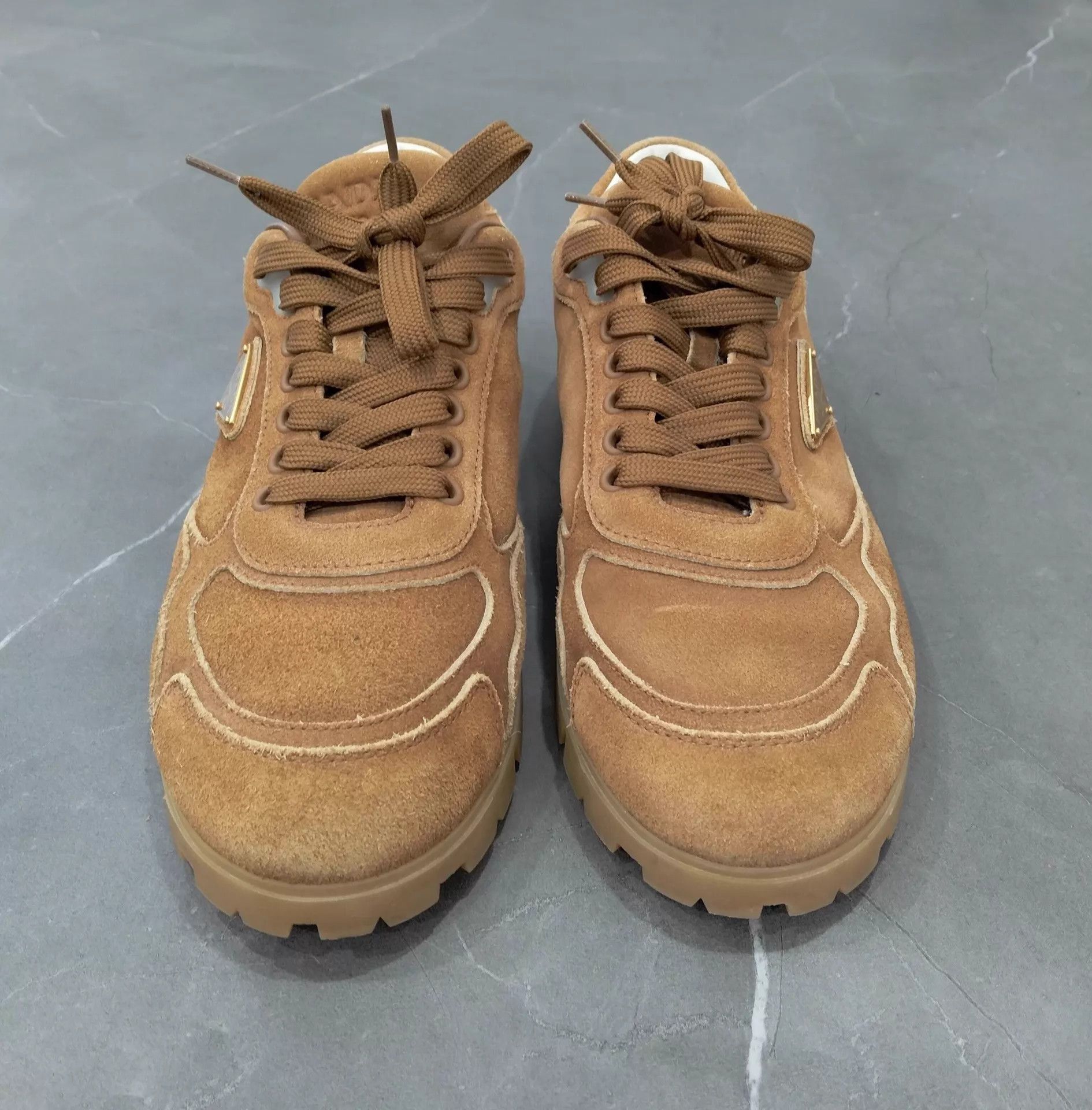 Prada PRADA Round Toe Lace-Up Casual Shoes 39 Size US 8.5 / IT 38.5 - 4 Thumbnail