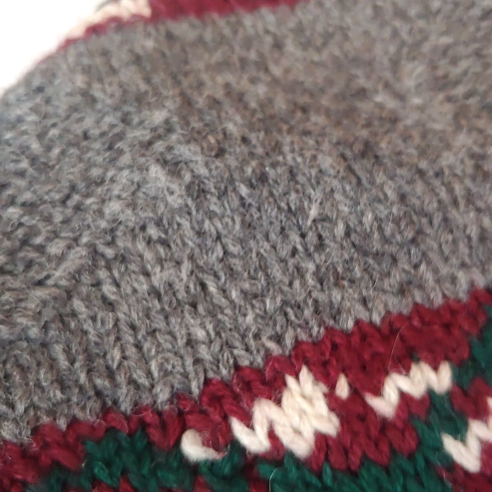 Vintage VINTAGE Skyr Sweater Medium Wool Gray Striped Pullover Crew Neck Long Sleeve Casual Women Ski Winter Gro... Size M / US 6-8 / IT 42-44 - 6 Thumbnail