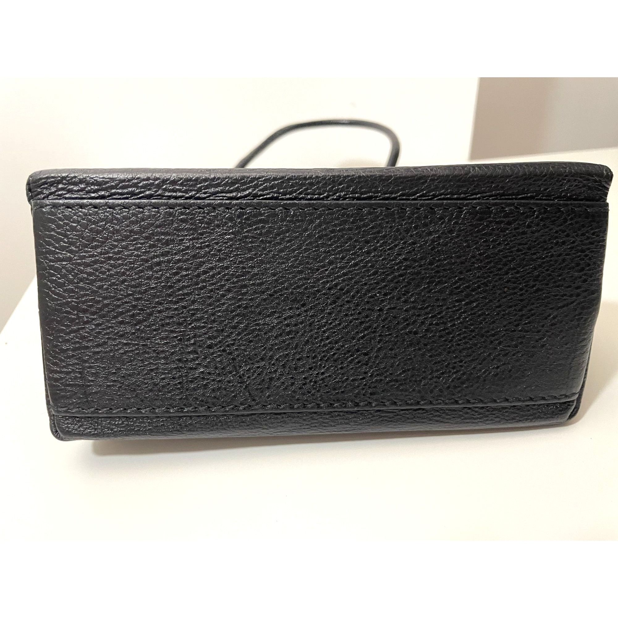 Balenciaga Balenciaga Shopping Tote Leather Black Size ONE SIZE - 10 Thumbnail