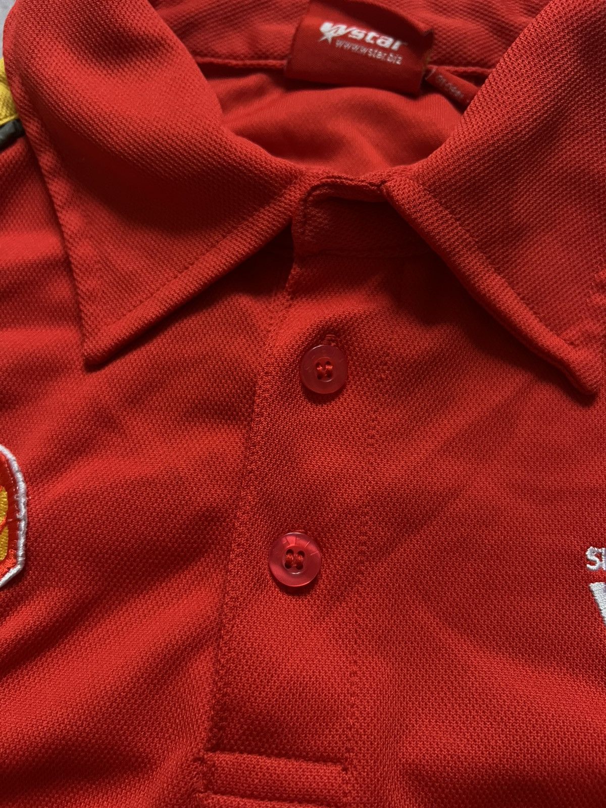 Ferrari Ferrari Shell V-Power Men's Button-Down T-Shirt, Formula 1 L Size US L / EU 52-54 / 3 - 7 Thumbnail