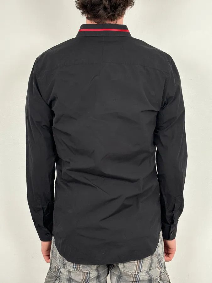 Givenchy SS2015 Givenchy Black Mafia Red Stars Shirt by Riccardo Tisci Size US L / EU 52-54 / 3 - 3 Thumbnail