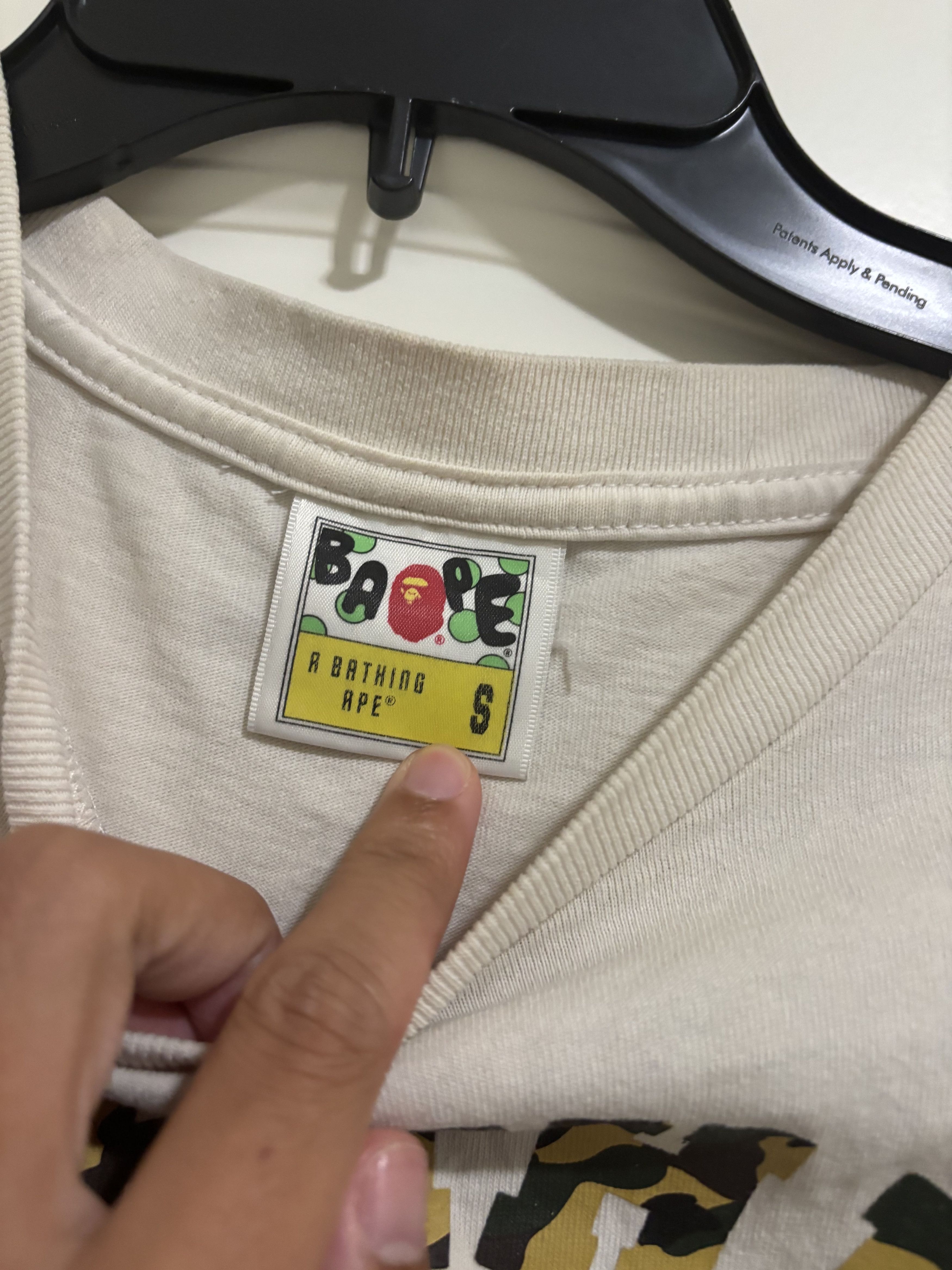 Bape bape green camo tee Size US S / EU 44-46 / 1 - 4 Thumbnail