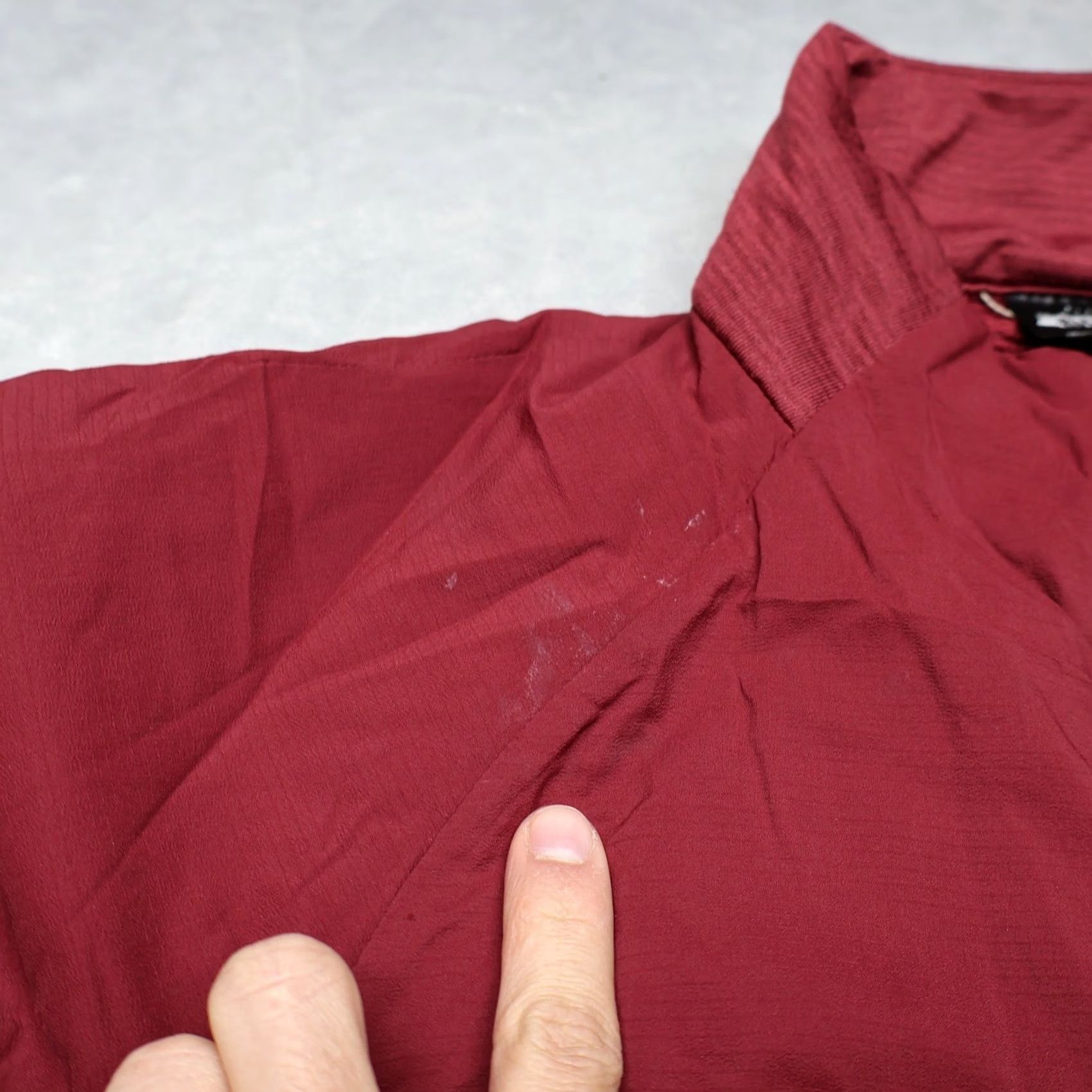 Vintage REI Jacket Womens M Red Insulated Full Zip Windbreaker Rain Huff Ripstop Lightweight Windbreaker Jacket Slimming Collared Activewear Casual Travel Size M / US 6-8 / IT 42-44 - 4 Thumbnail