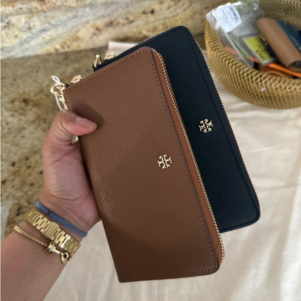 Tory Burch New tory burch Emerson continental wallet wristlet in moose Size ONE SIZE - 8 Thumbnail
