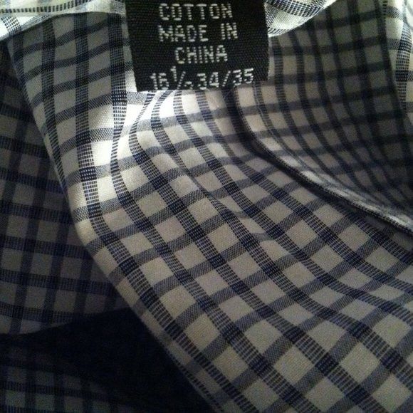English Laundry ENGLISH LAUNDRY MENS GRAY 100%COTTON CASUAL SHIRT 16.5/34-35 Size US L / EU 52-54 / 3 - 11 Thumbnail