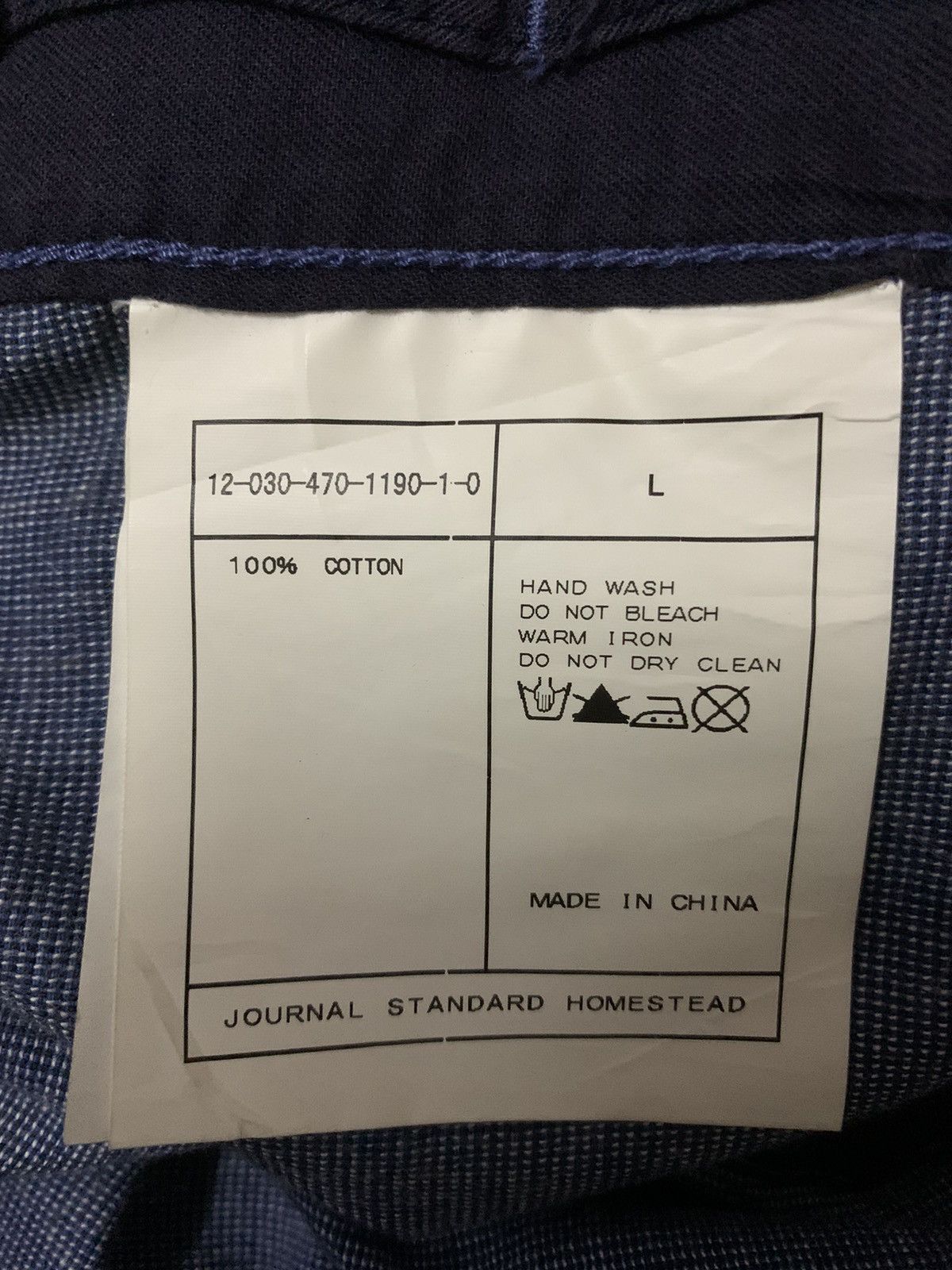 J.S. Homestead Vintage 2004 Js Homestead Union Made Baker Pant Size US 34 / EU 50 - 7 Thumbnail