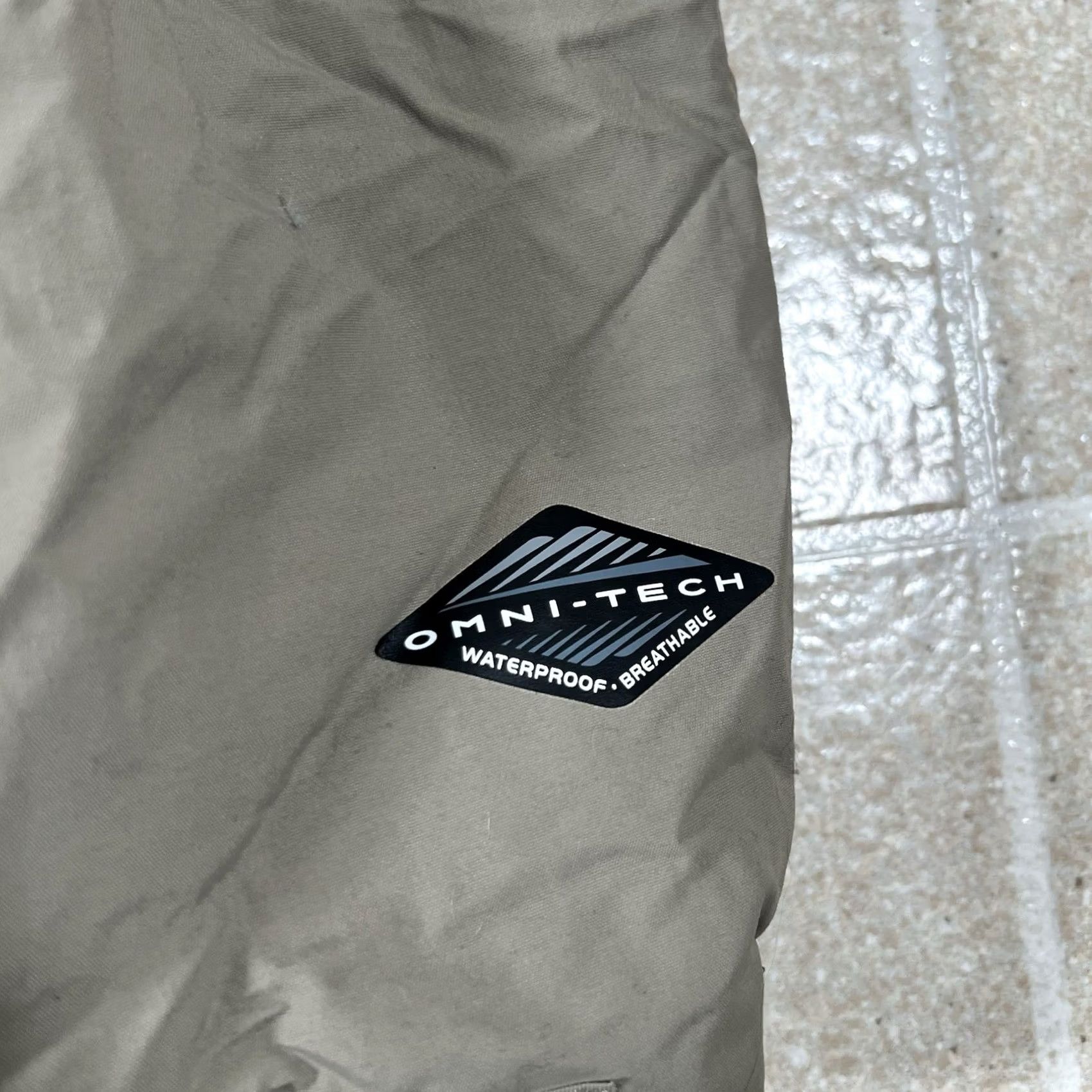 Vintage Columbia Jacket Men 2XL Beige Black Omni-Tech Nylon Shell 3-in-1 Jacket Mens Size US XXL / EU 58 / 5 - 3 Thumbnail