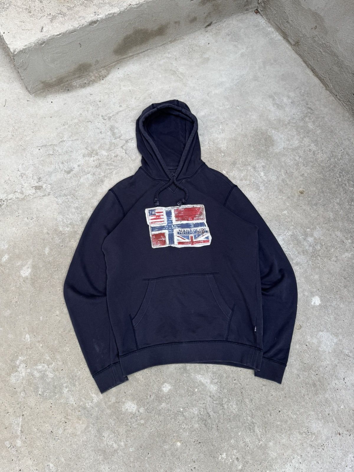 Napapijri VINTAGE NAPAPIJRI FLAG HOODIE Size US S / EU 44-46 / 1 - 2 Thumbnail