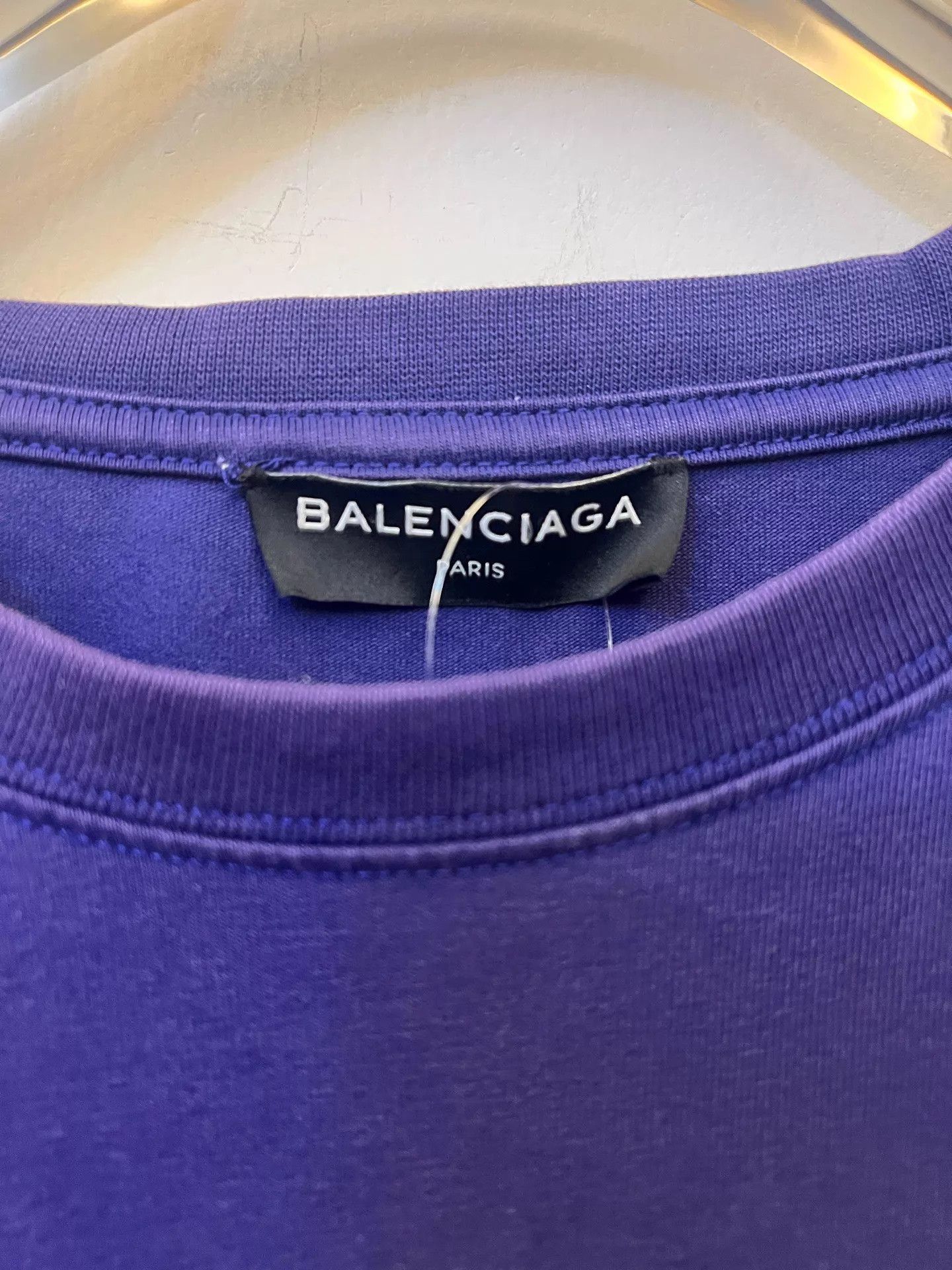 Balenciaga Balenciaga Blue-Purple Coke Logo SS T-Shirt XS NM Size US XS / EU 42 / 0 - 3 Thumbnail