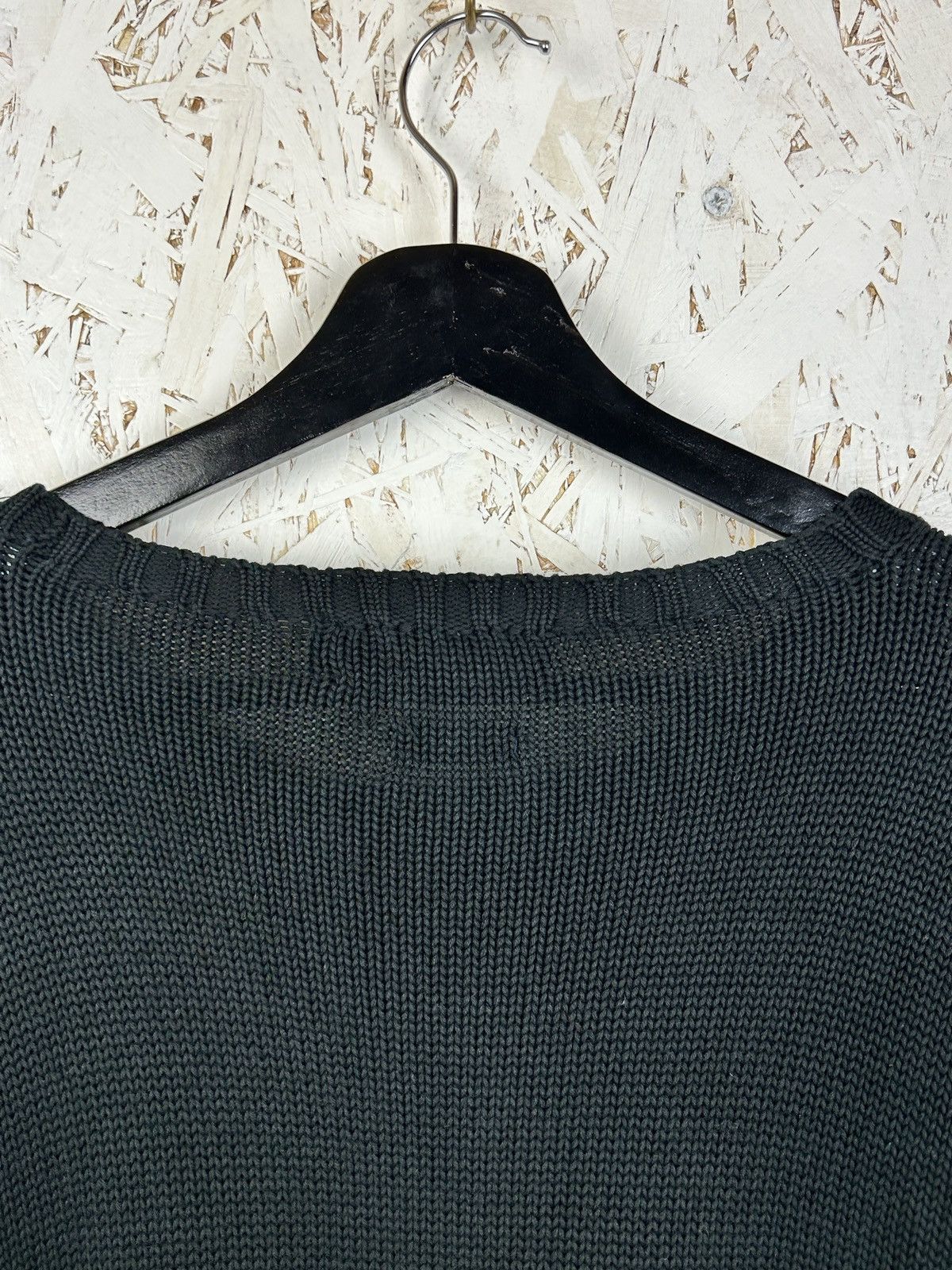 Polo Ralph Lauren Polo By Ralph Lauren Black Cotton Heavy Sweater Red Pony XL Size US XL / EU 56 / 4 - 6 Thumbnail