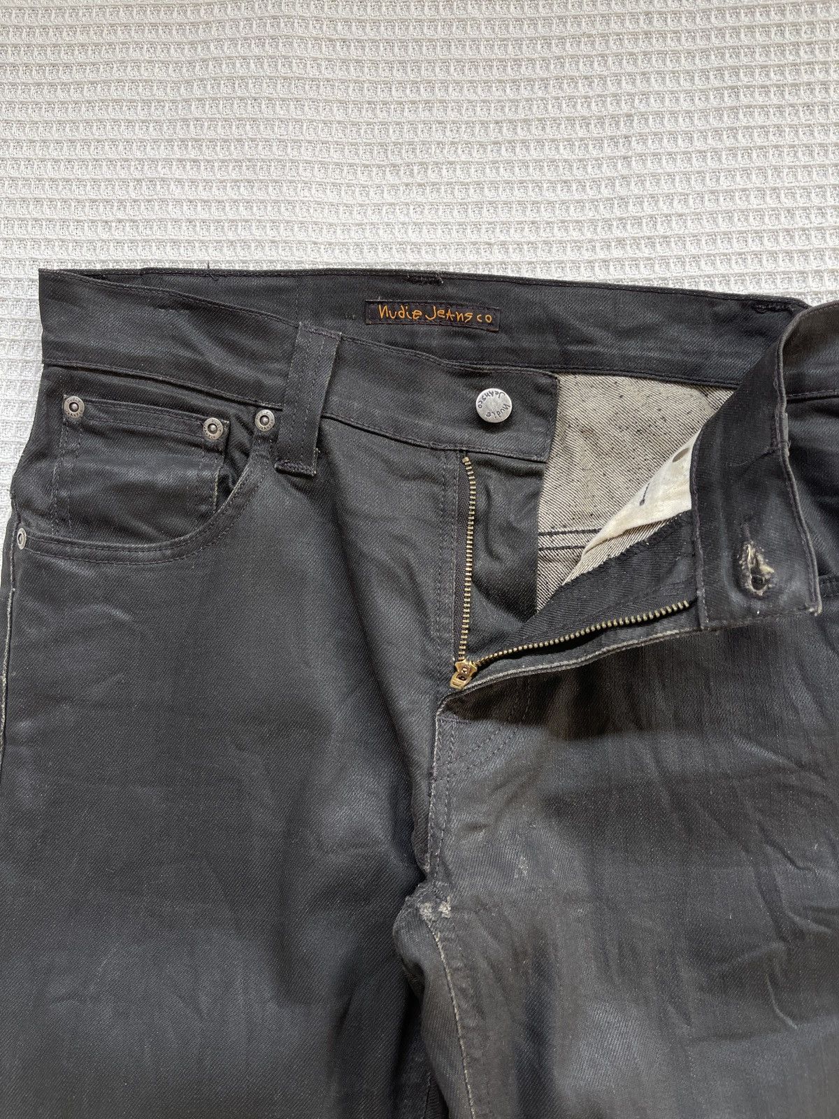 Jean Rare🔥Nudie Jeans Thin Finn Skinny Black Jeans Size US 29 - 9 Thumbnail