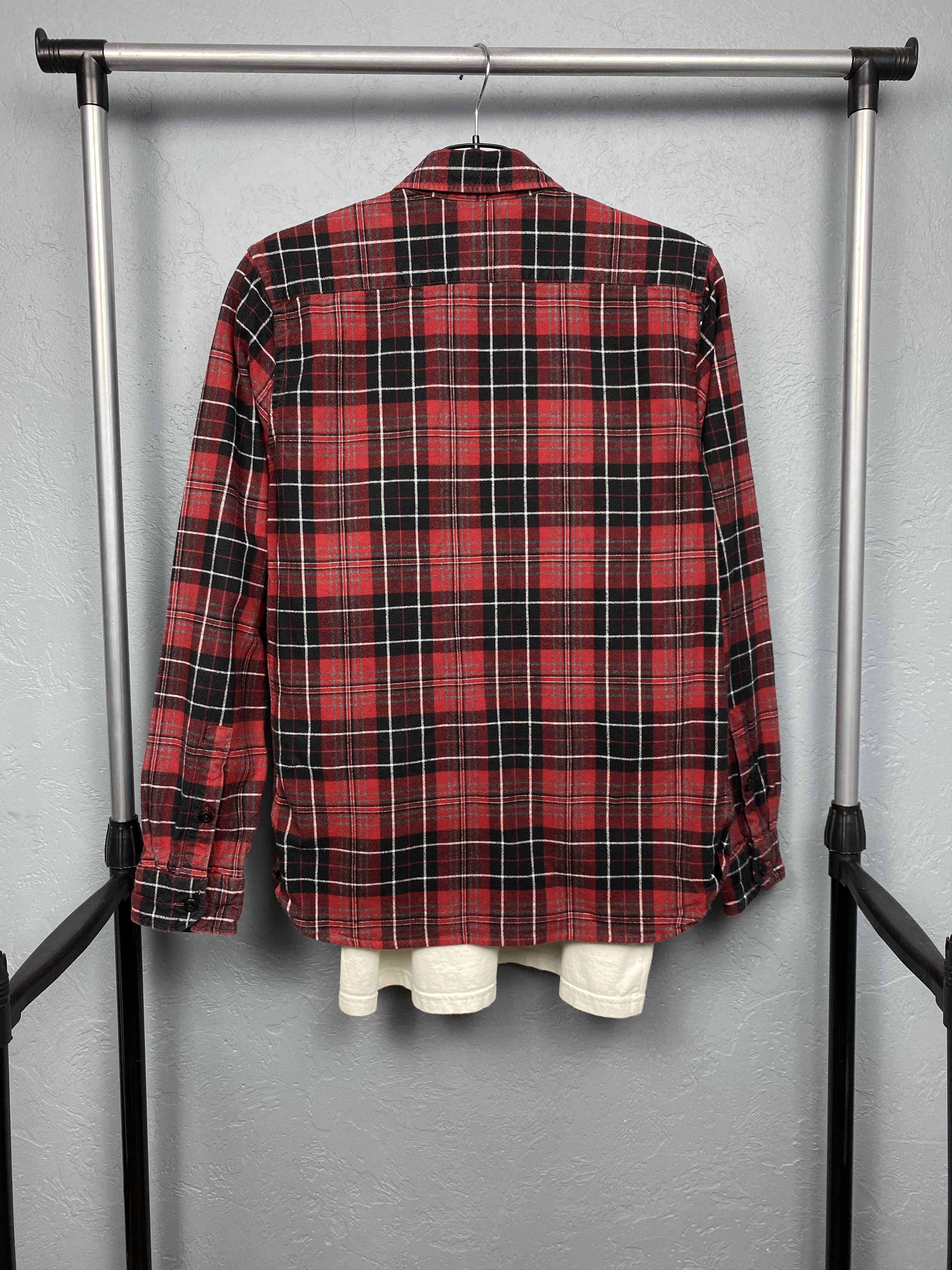 Levi's Levi's Vintage Mens Flannel Plaid Shirt Size US S / EU 44-46 / 1 - 7 Thumbnail