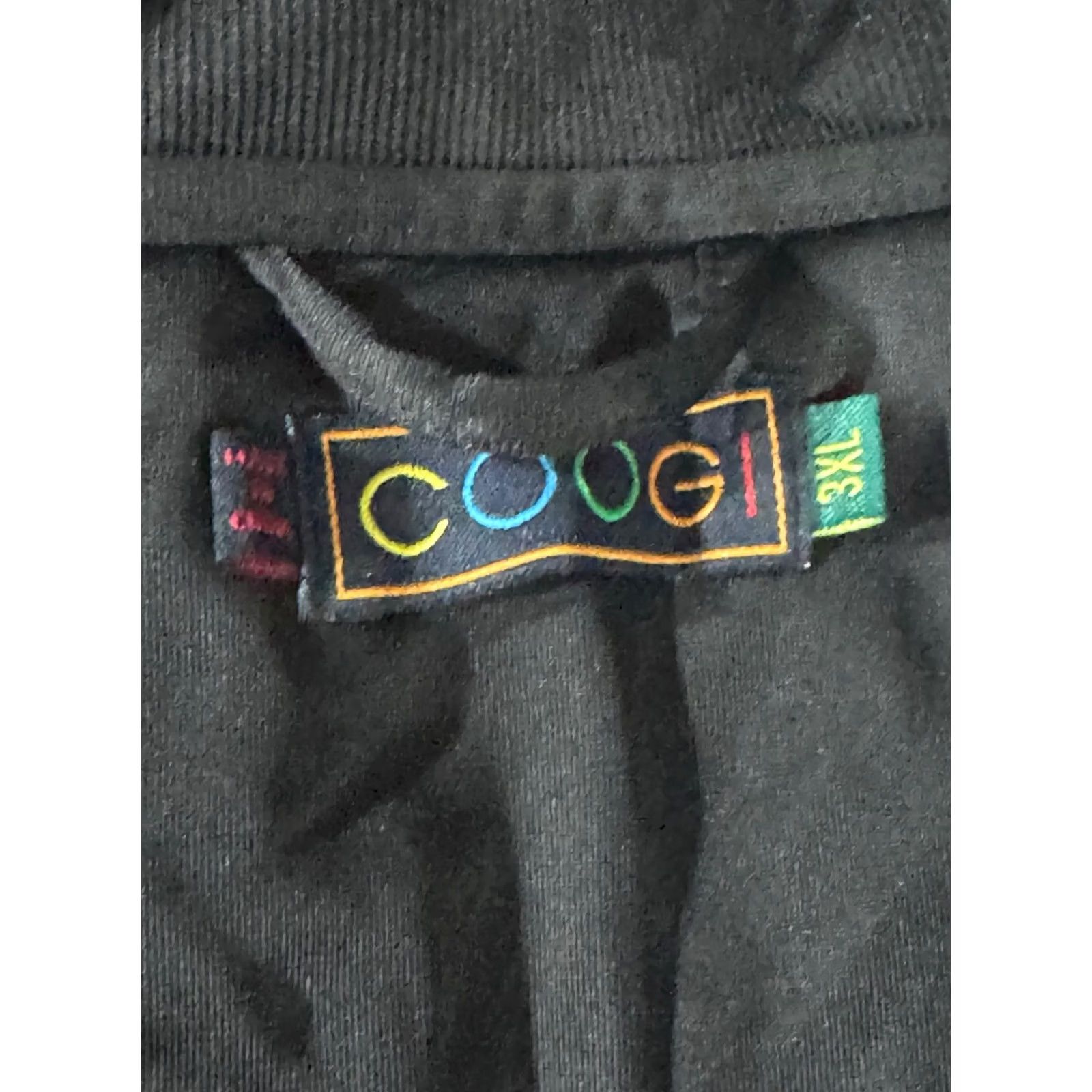 Coogi Coogi Embroidered Zippered Track SWEATER 3XL XXXL Mens Color Multicolor Cardigan Size US XXL / EU 58 / 5 - 8 Thumbnail