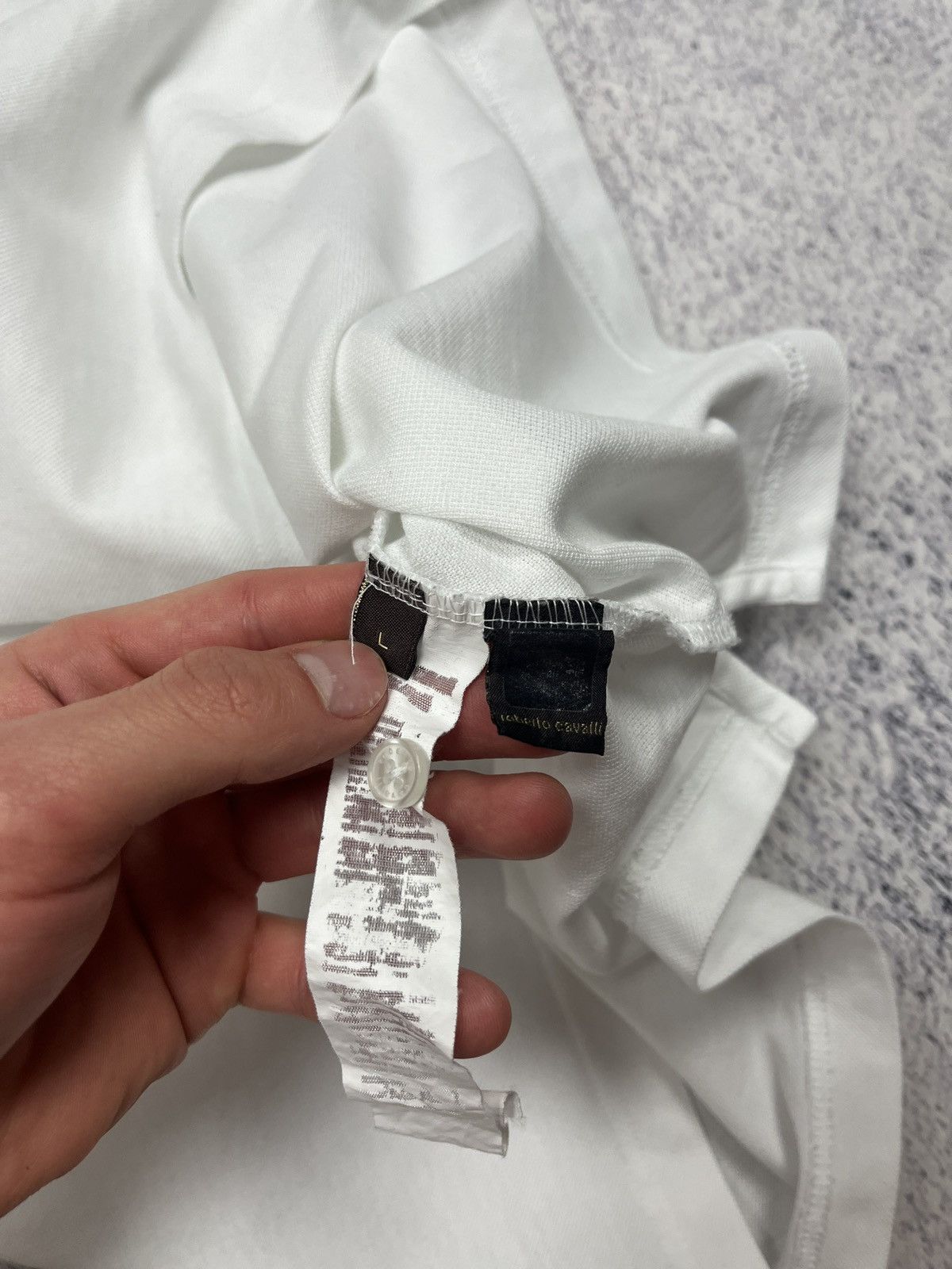 Just Cavalli × Roberto Cavalli Roberto Cavalli Just Cavalli Mini Logo Polo Shirt Luxury Size US L / EU 52-54 / 3 - 7 Thumbnail
