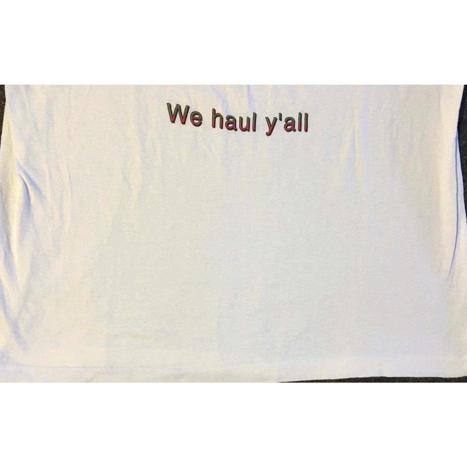 Vintage VINTAGE Southwest Airlines We Haul Y’all Faded Shirt XL White Graphic Tee Men 90s 80s USP Plane Pilot Flying Humor Funny USA Western Grunge Retro Size US XL / EU 56 / 4 - 4 Thumbnail