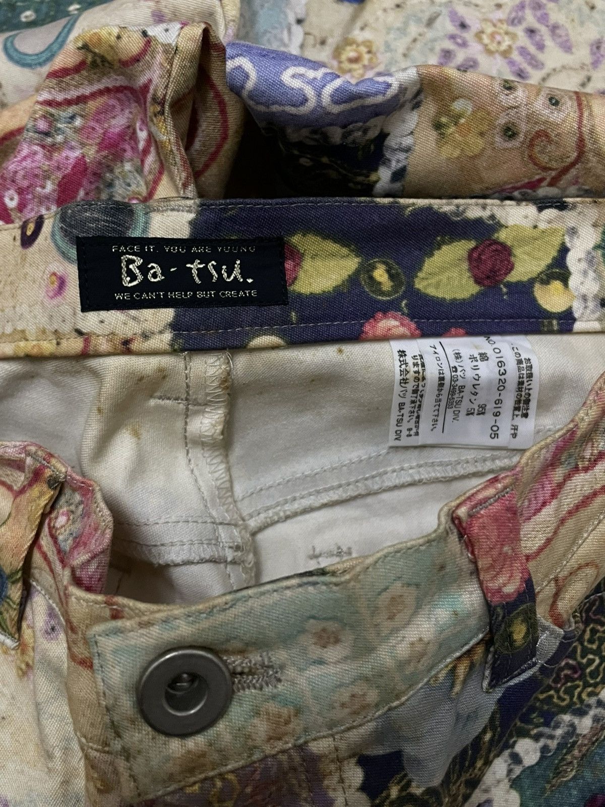Hysteric Glamour Vintage Japan Designer 90’s Ba-Tsu Face If u Are Young Pant Size US 28 / EU 44 - 14 Thumbnail