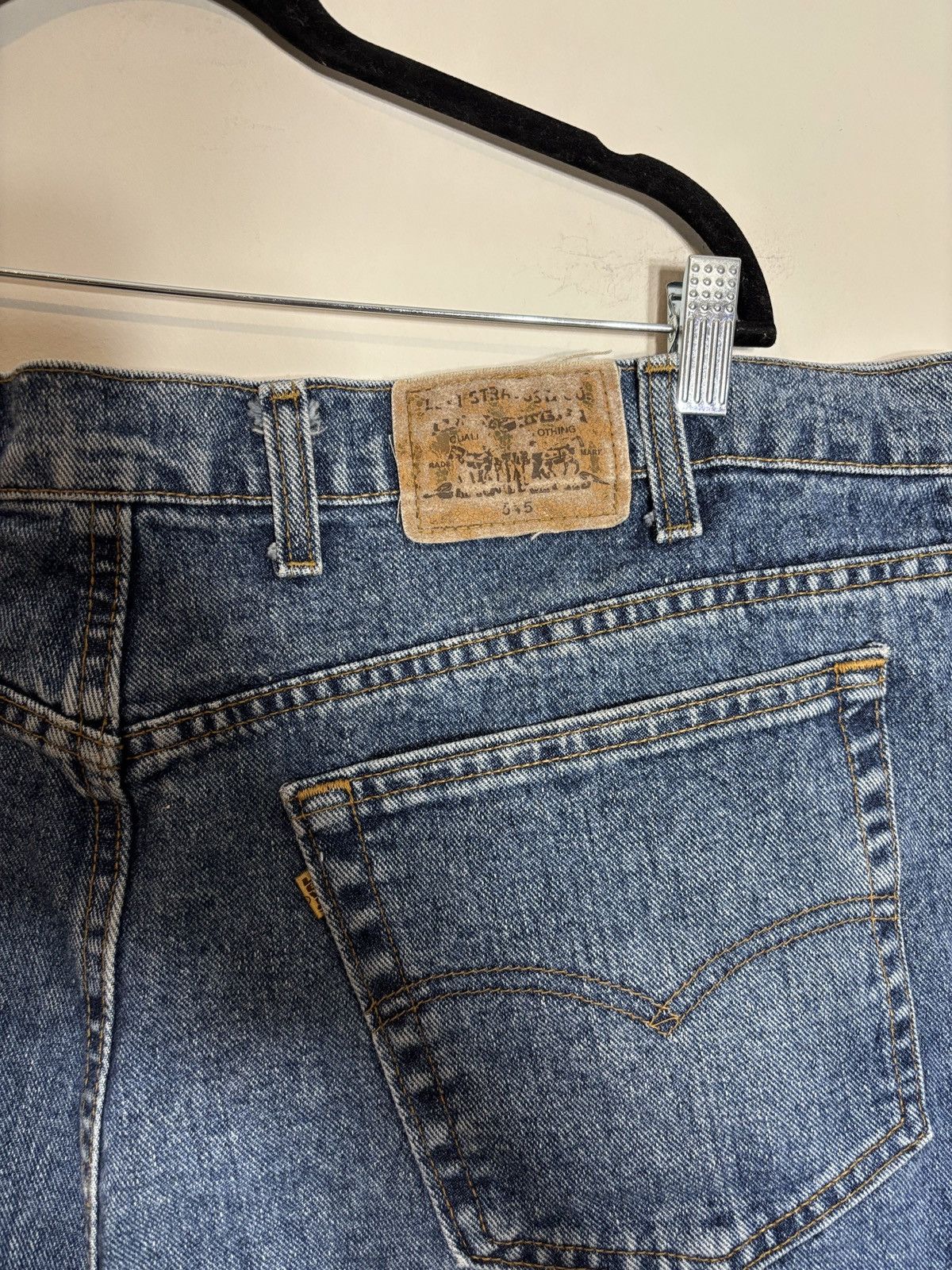 Levi's Vintage Levi’s 545 Jeans Loose Made in USA 42x30 Size US 42 / EU 58 - 2 Thumbnail